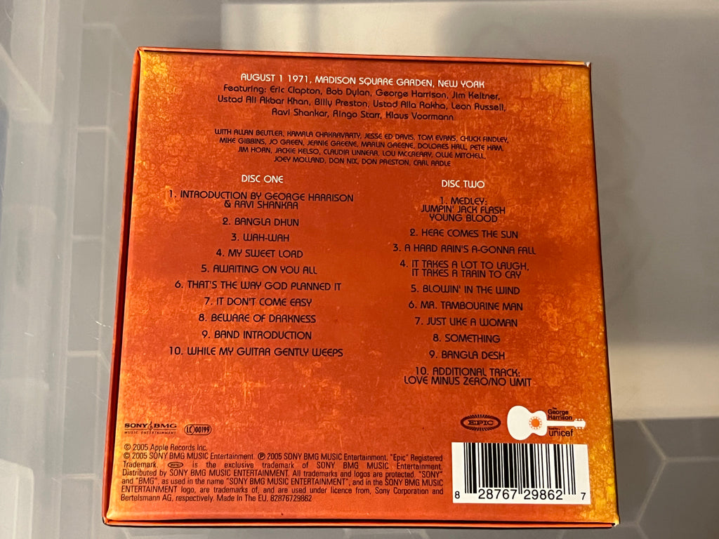 George Harrison ‎– George Harrison And Friends - The Concert For Bangladesh (NM/NM) 2CD Box-set