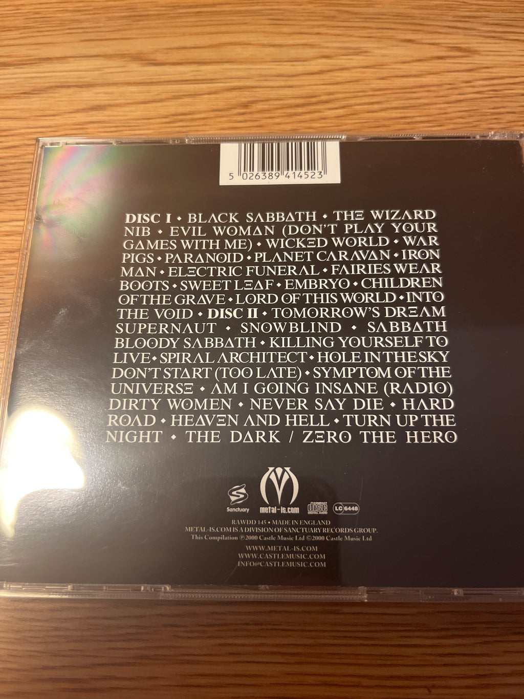 Black Sabbath - Best of Black Sabbath 2CD (NM/NM)
