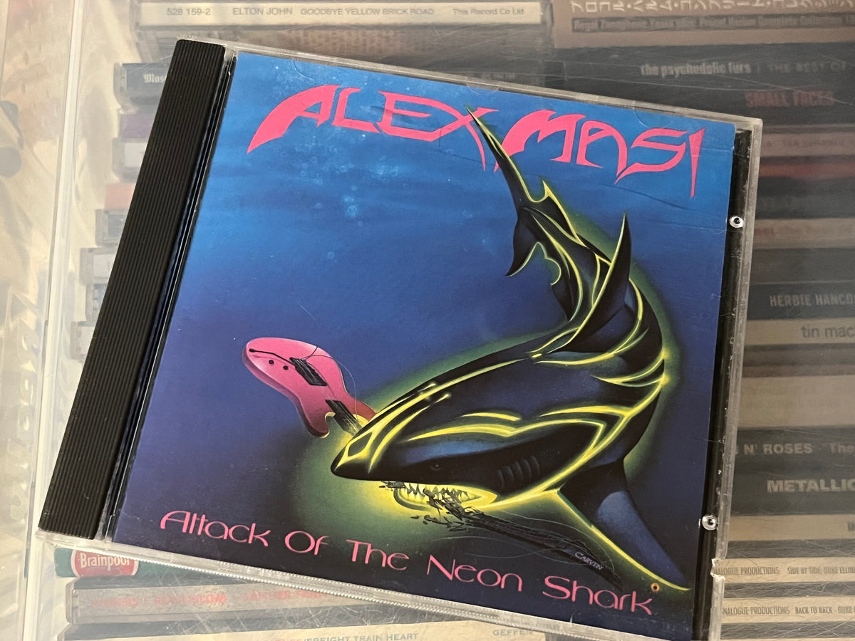 Alex Masi – Attack of the Neon Shark (NM/vg+) Cutout