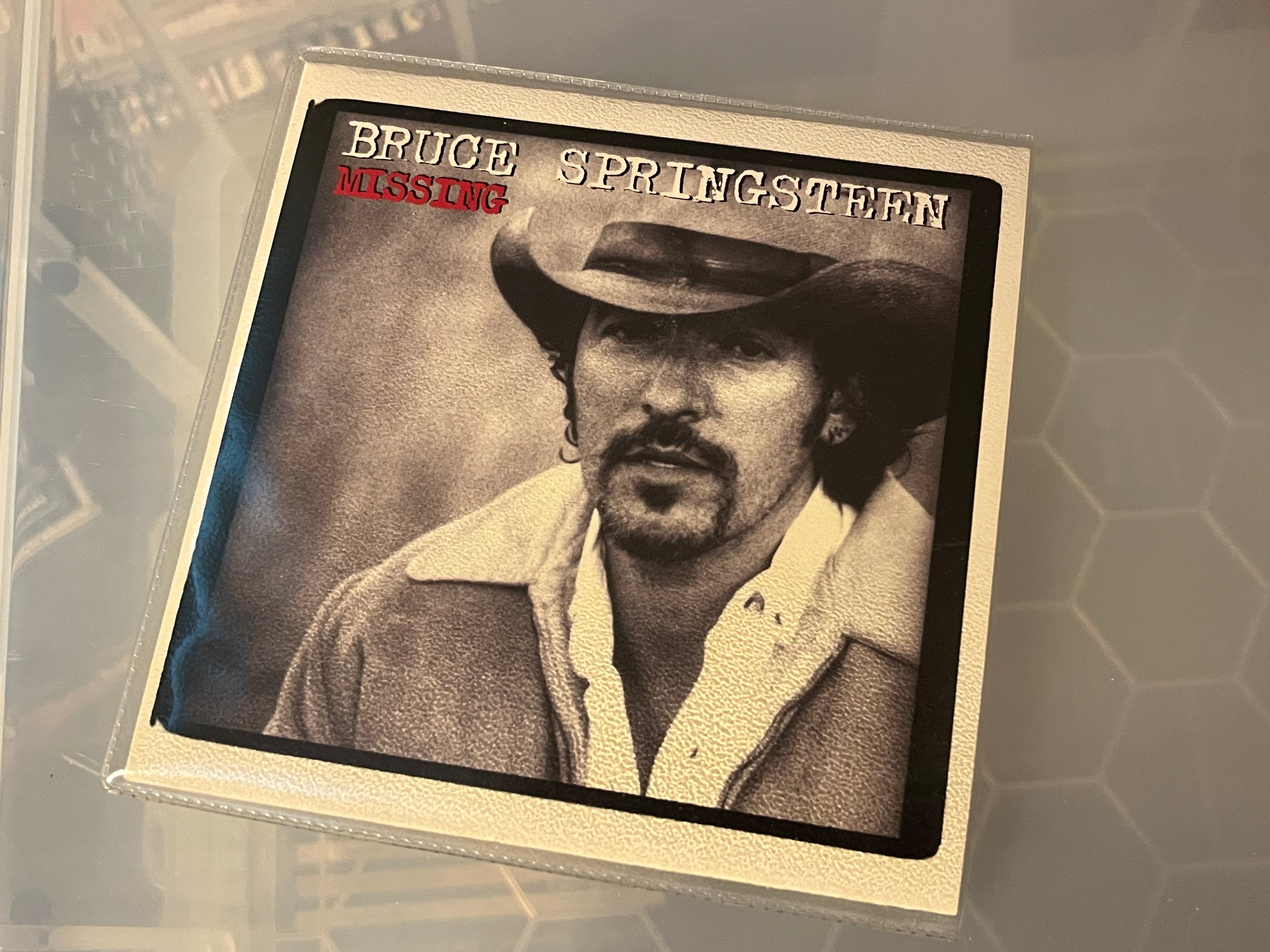 Bruce Springsteen – Missing (NM/NM) EU-96 2-spårs single Cardboard sleeve