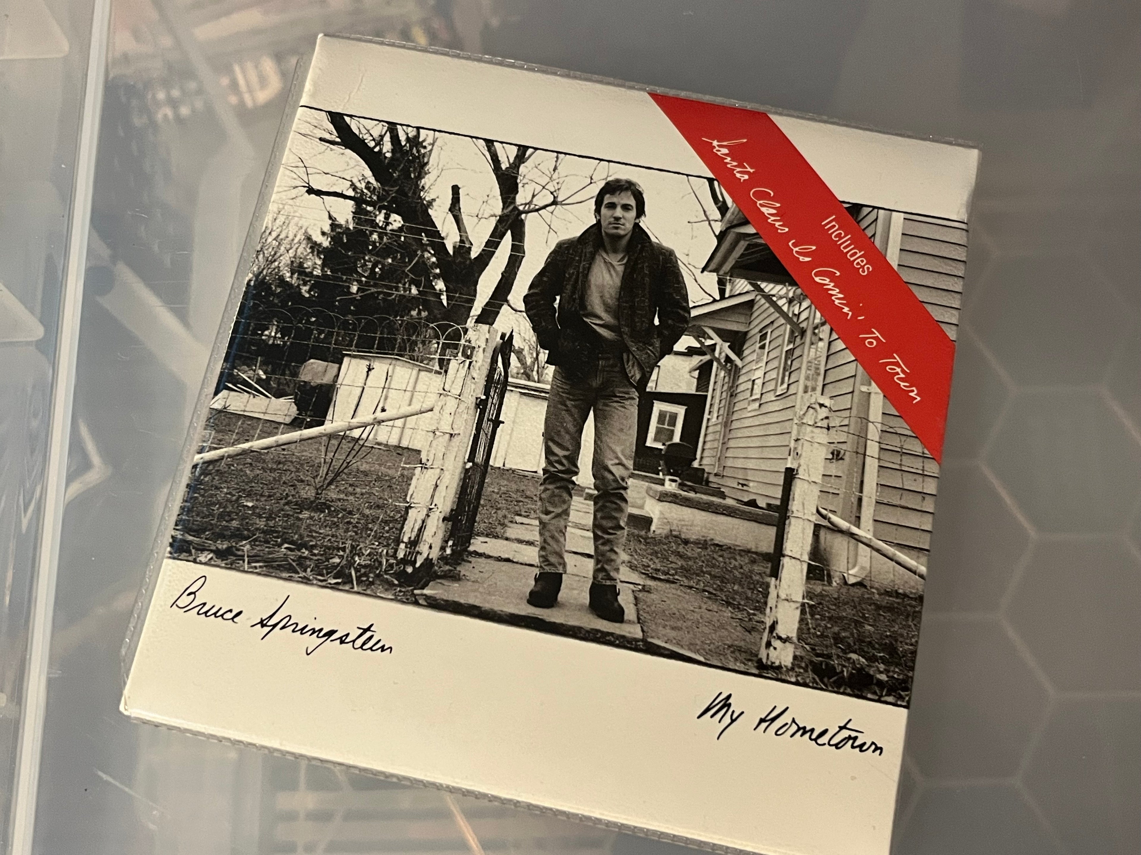 Bruce Springsteen ‎– My Hometown (NM/vg+) US-98 2-spårs single Cardboard cover ***RARE***