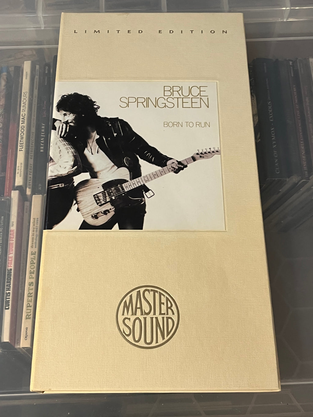 Bruce Springsteen – Born To Run (vg+/vg+) US-93 Gold Disc Longbox!