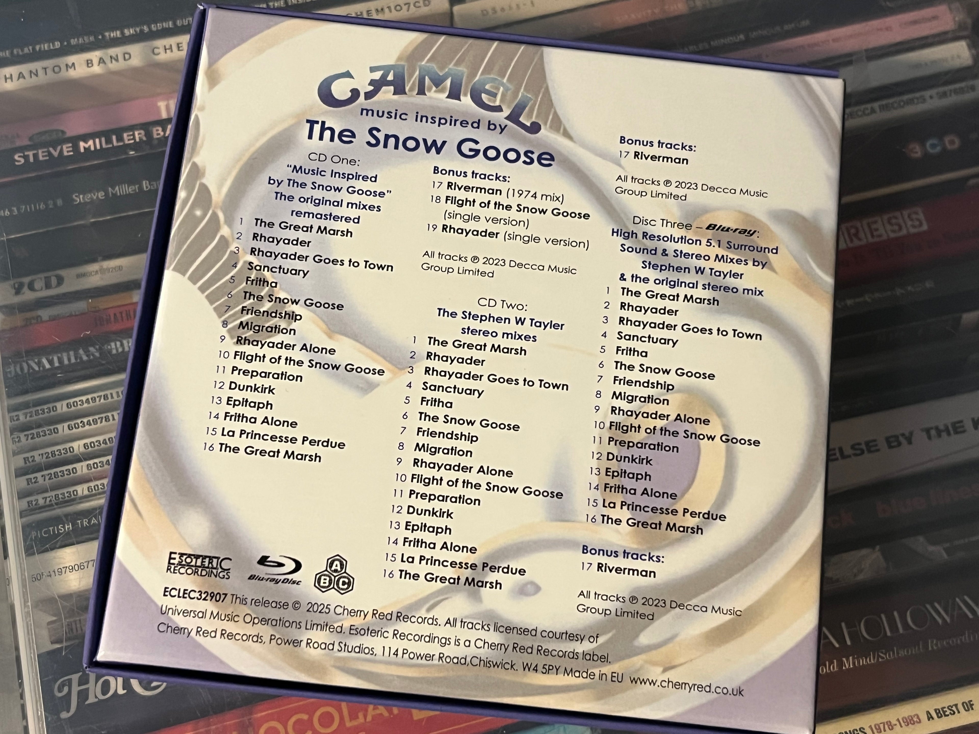 Camel ‎– Music Inspired By The Snow Goose (NM/NM) UK-25 2CD+Blu-ray Clamshell box!