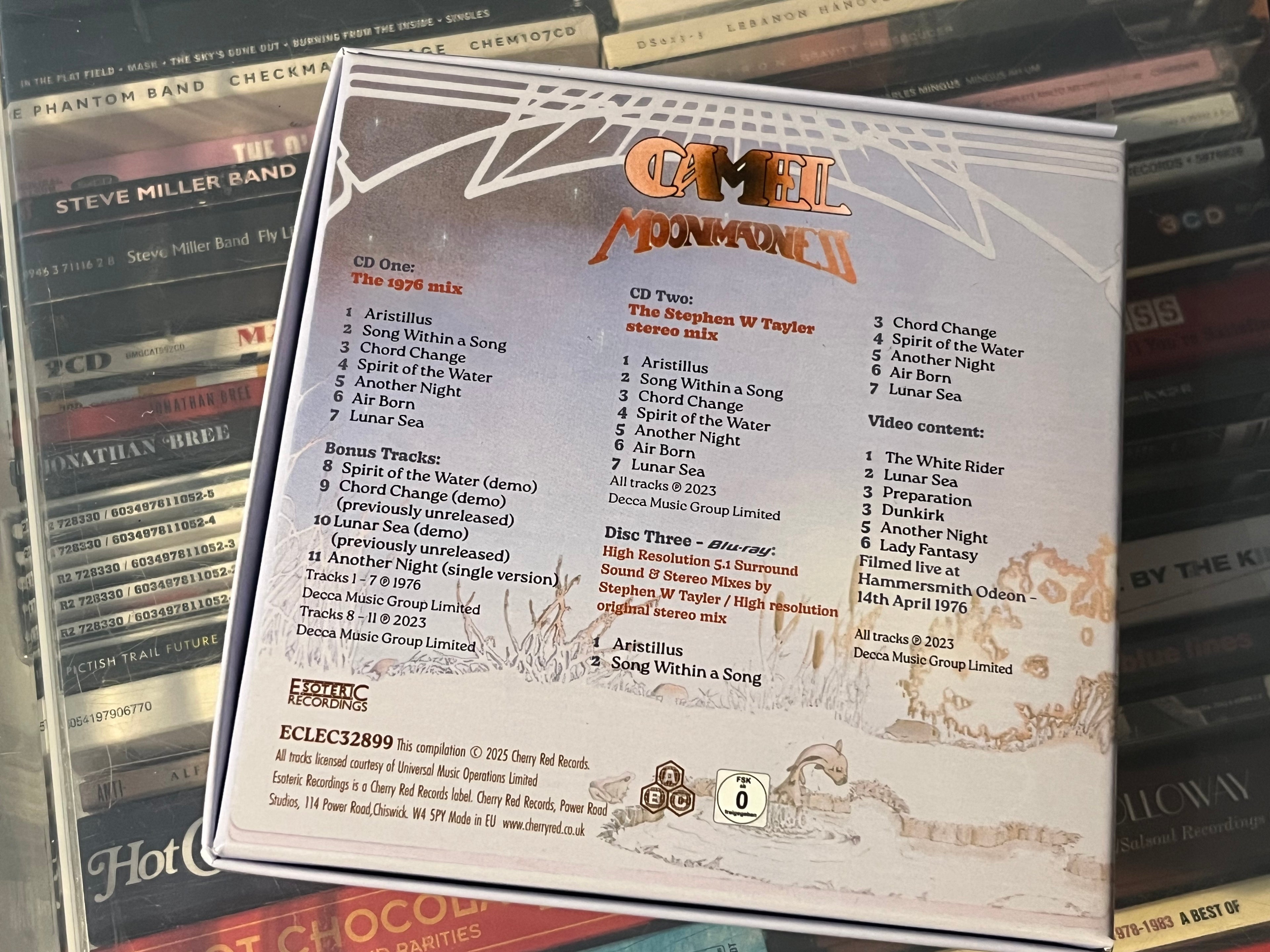 Camel – Moonmadness (NM/NM) 2CD+Blu-ray Clamshell Box!