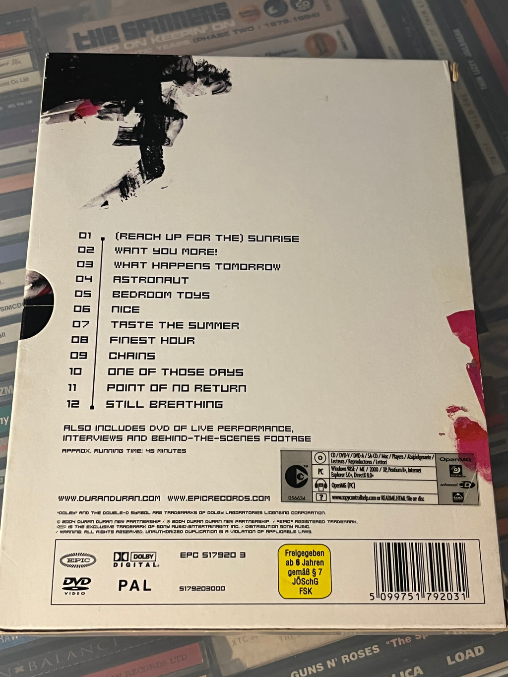 Duran Duran ‎– Astronaut (NM/vg+) EU-04 CD+DVD liten skada hörnen på slipcase (se bild)