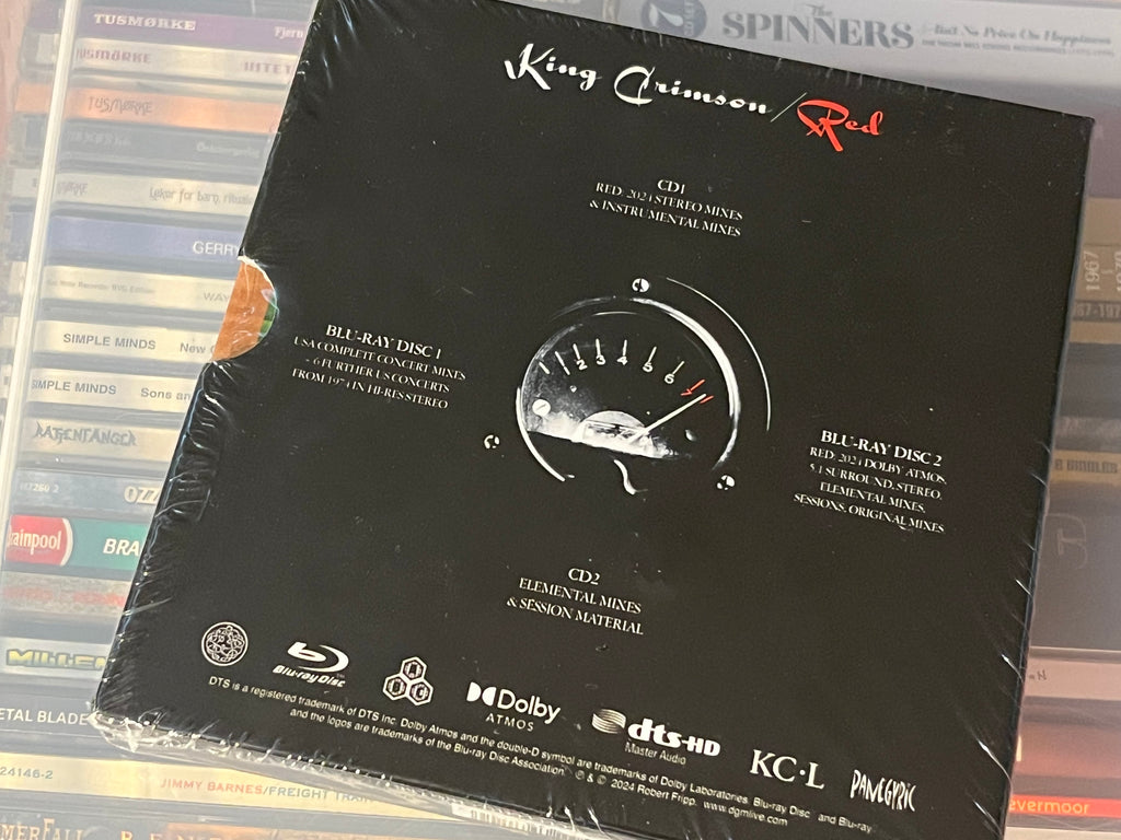 King Crimson – Red (NM/NM) UK-24 2CD+2Blu-ray Dolby Atmos 50th Anniversary