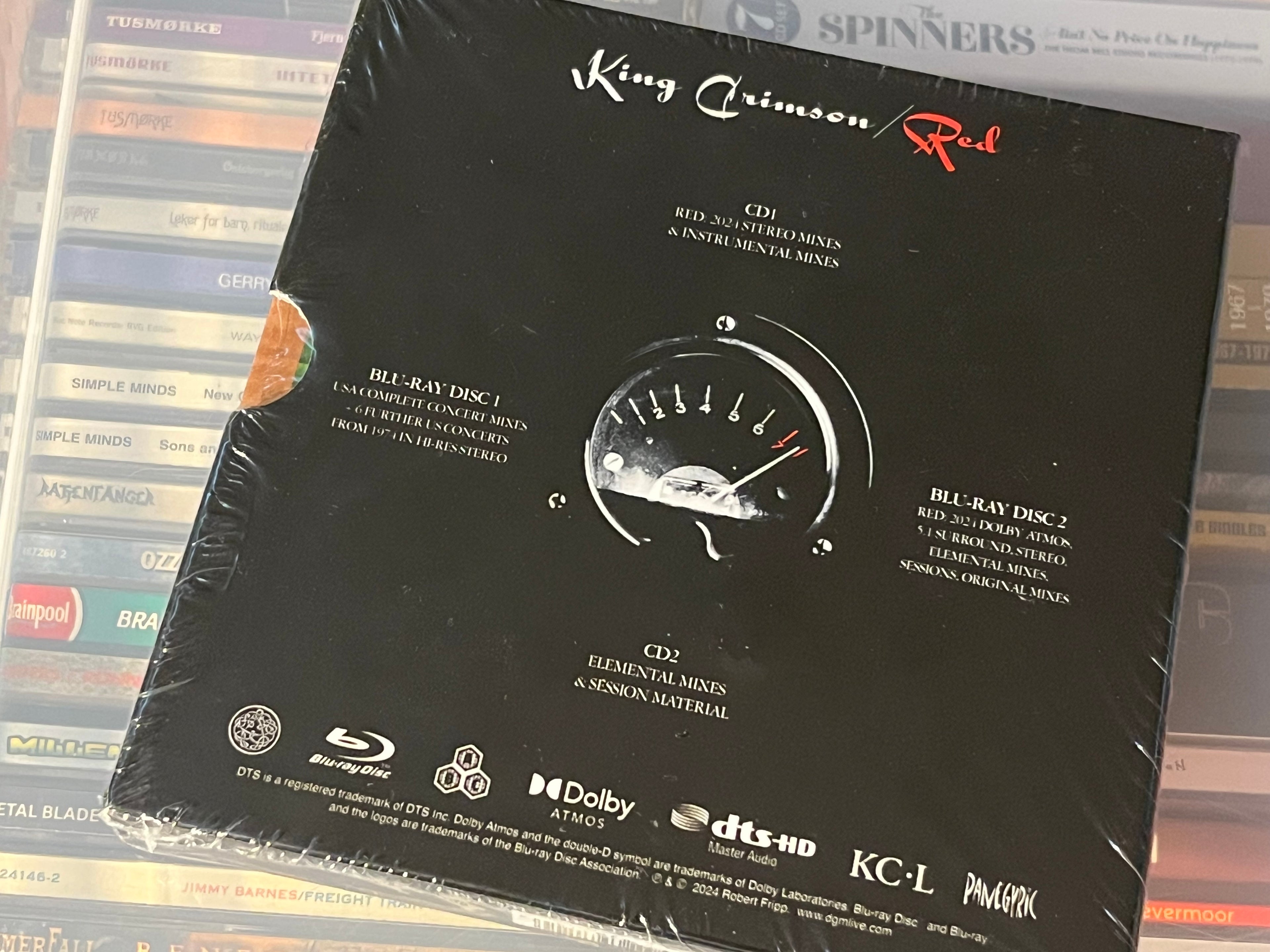 King Crimson – Red (NM/NM) UK-24 2CD+2Blu-ray Dolby Atmos 50th Anniversary