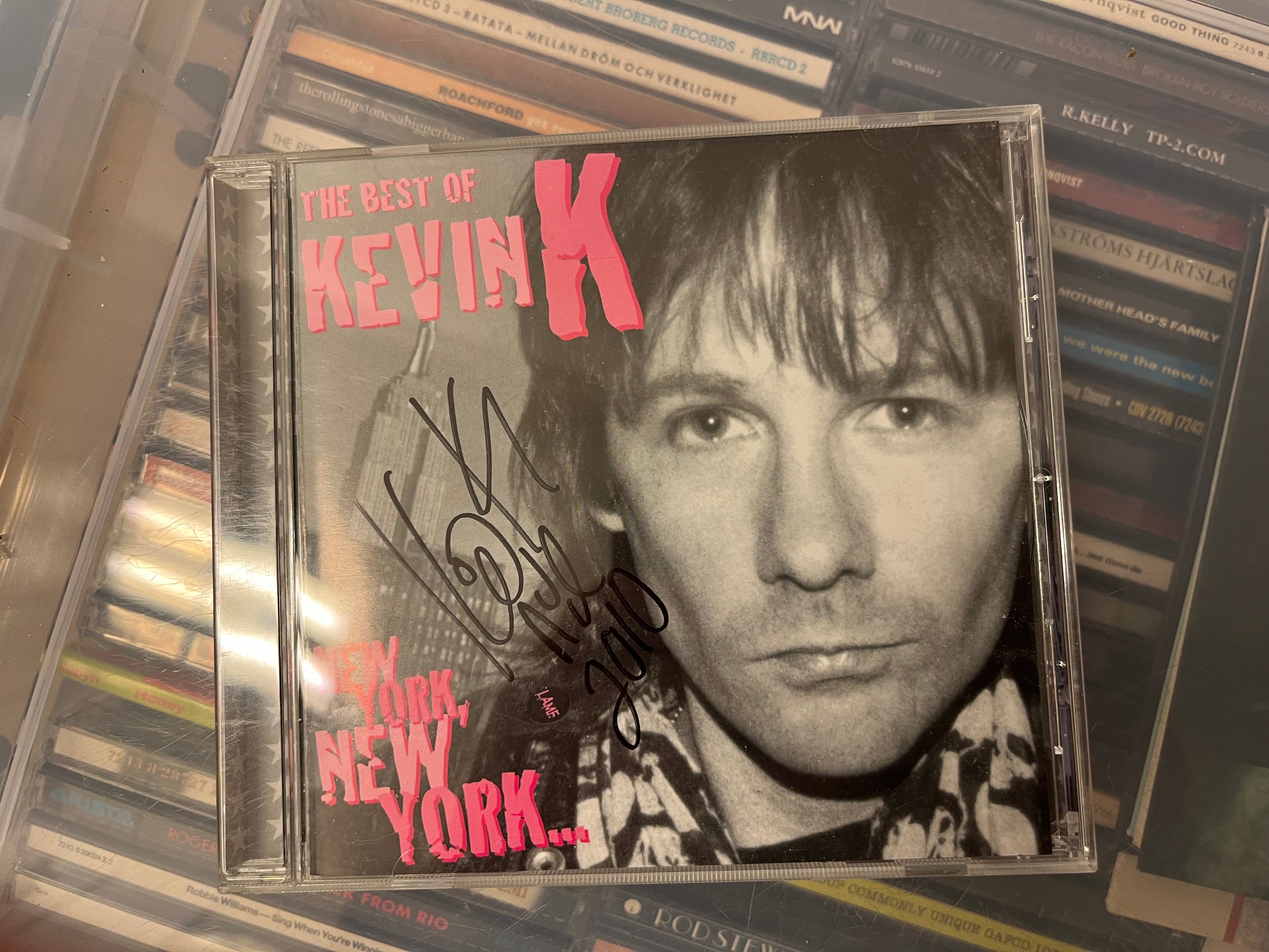 Kevin K – New York, New York... The Best Of Kevin K (NM/NM) Signerad!