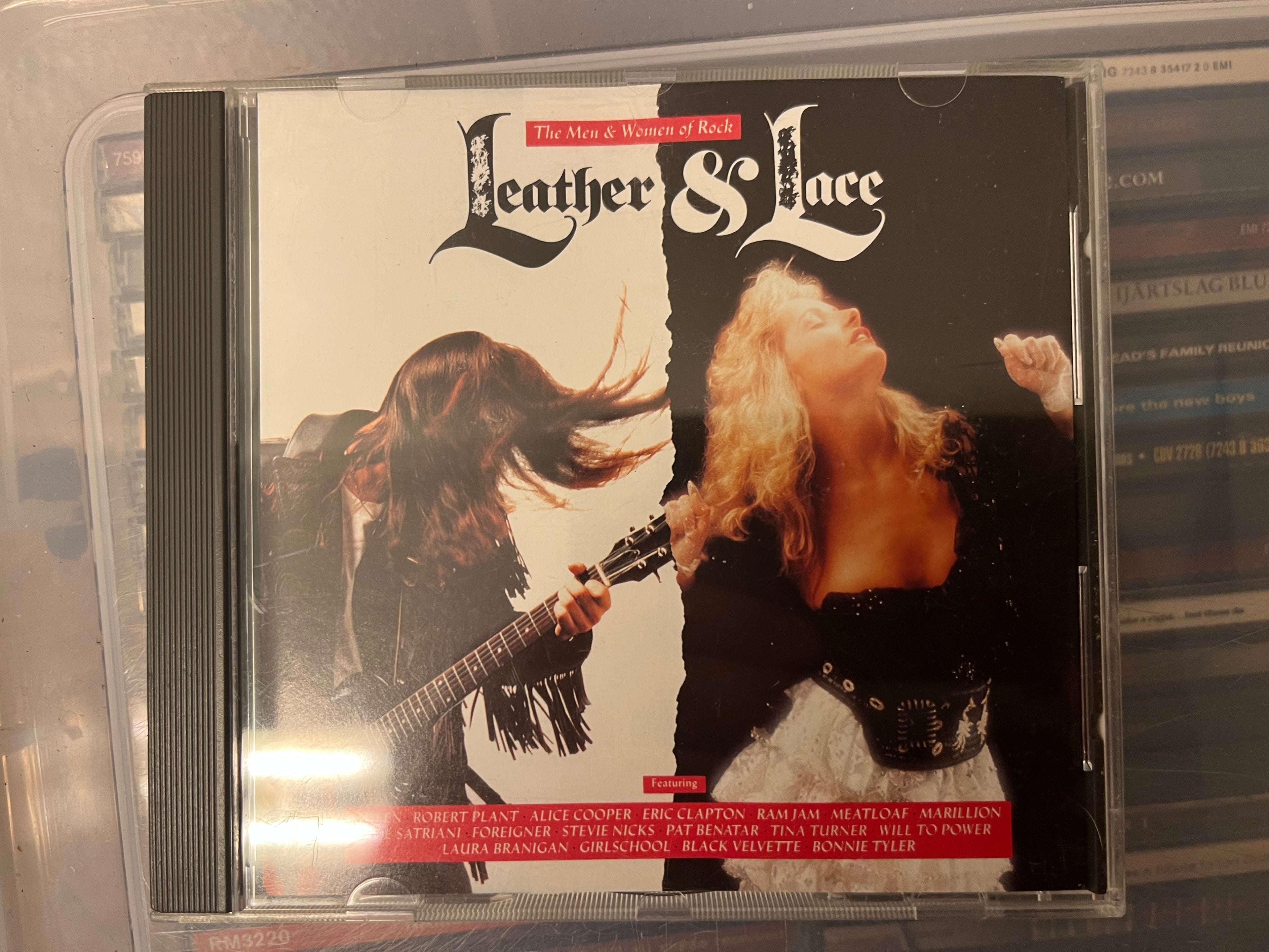 Various – The Men & Women Of Rock - Leather & Lace (vg+/vg+)