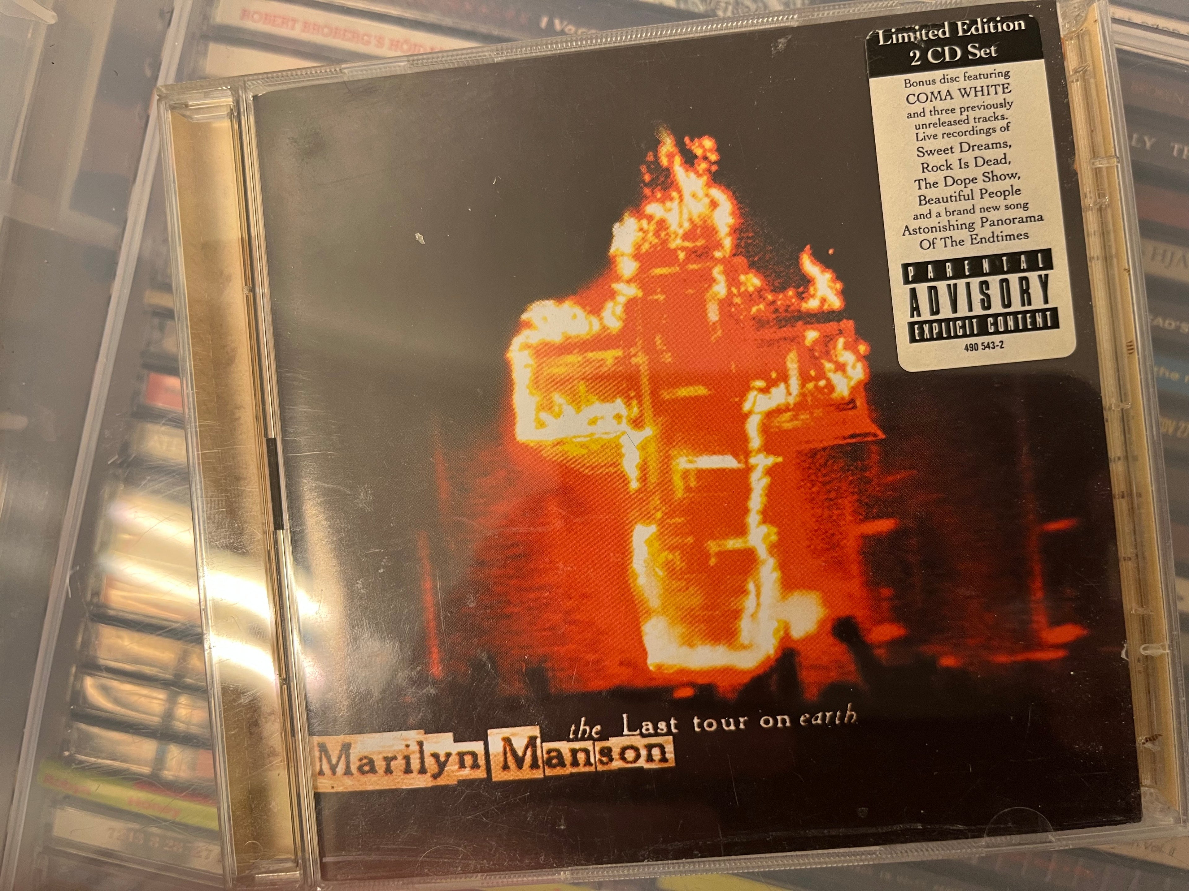 Marilyn Manson - The Last Tour On Earth (NM/NM) 2CD-version