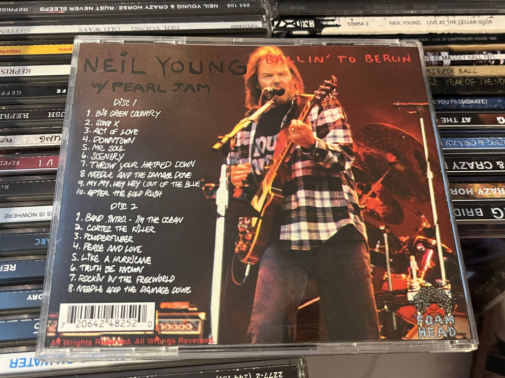 Neil Young W/ Pearl Jam – Ballin' To Berlin (NM/NM) 2CD