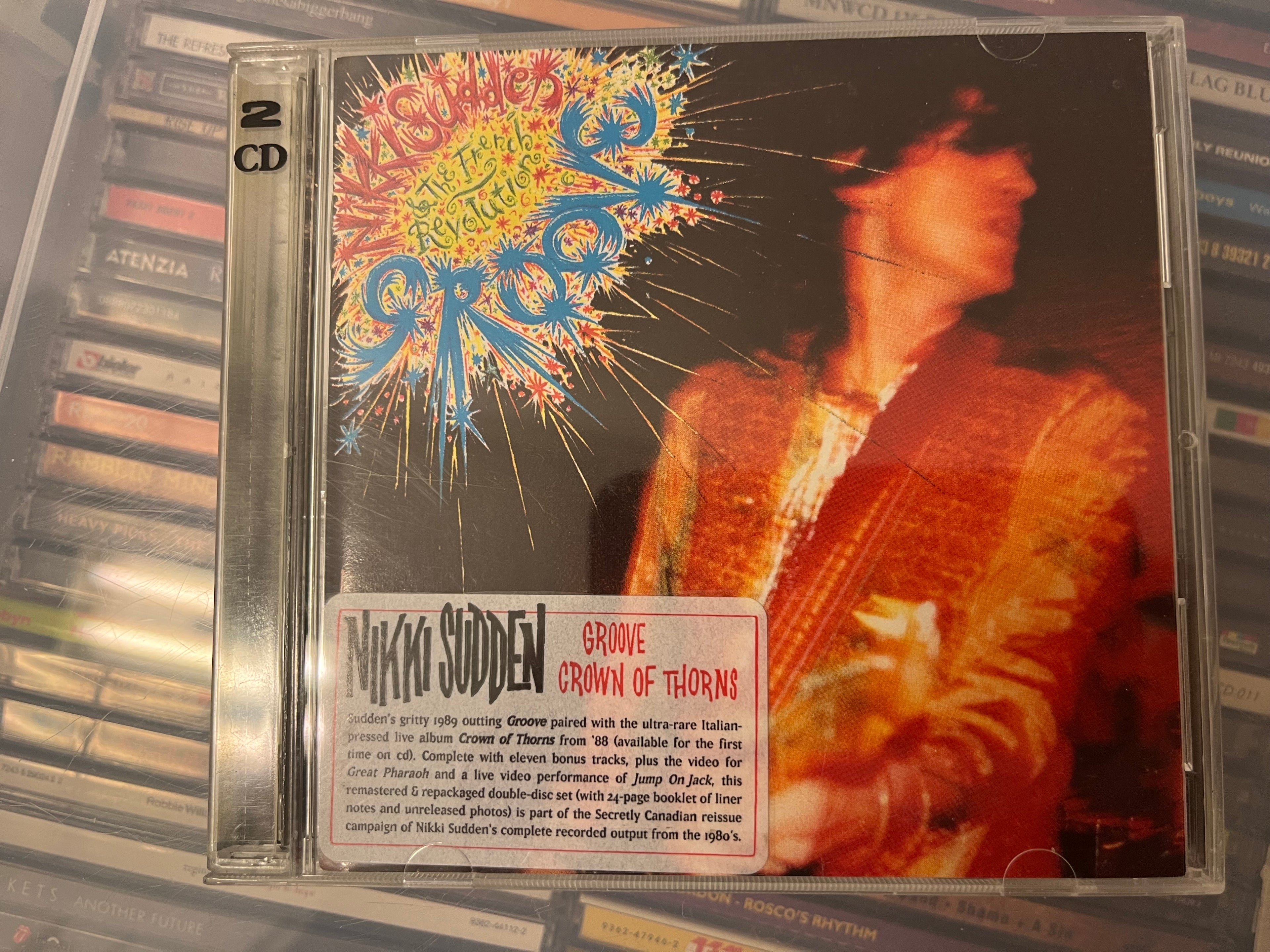 Nikki Sudden - Groove Crown Of Thorns (NM/NM) 2CD