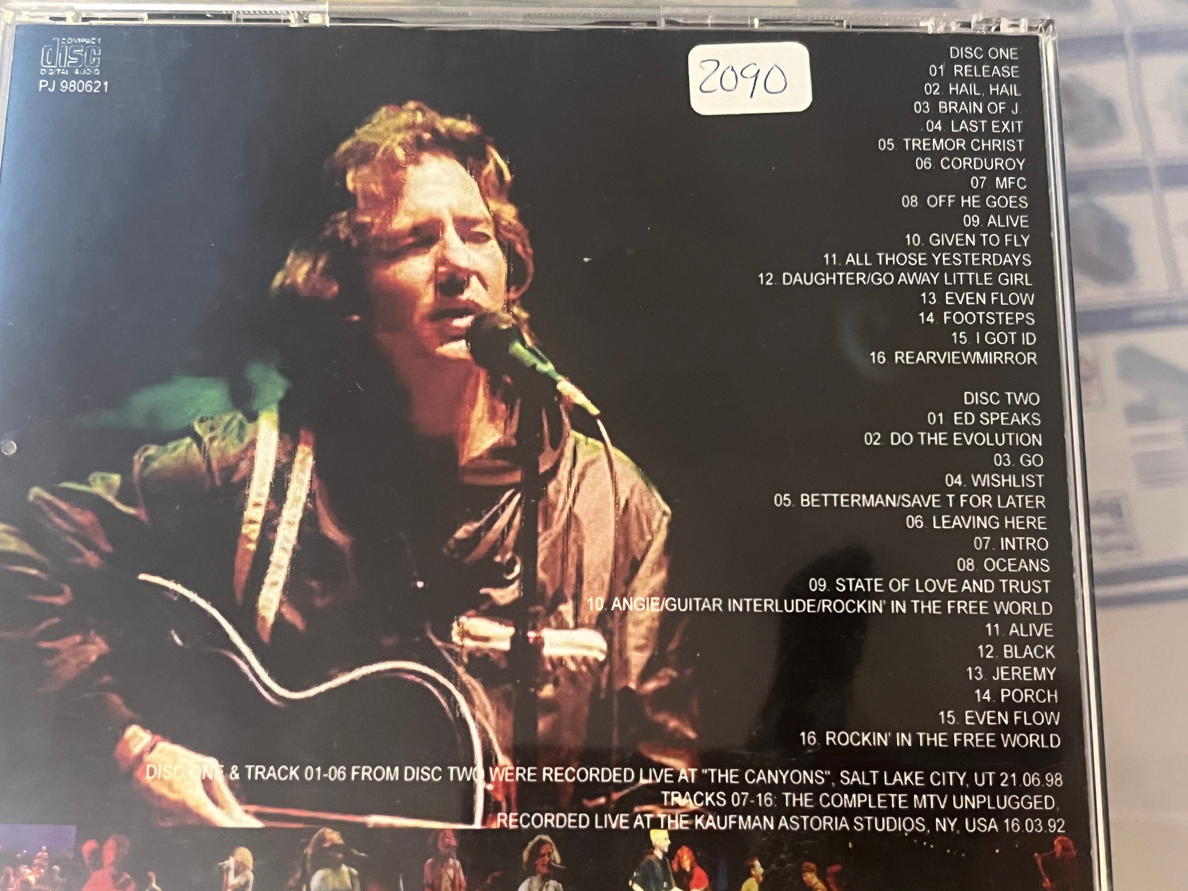 Pearl Jam – Yesterdays (vg+/vg+/vg+) 2CD