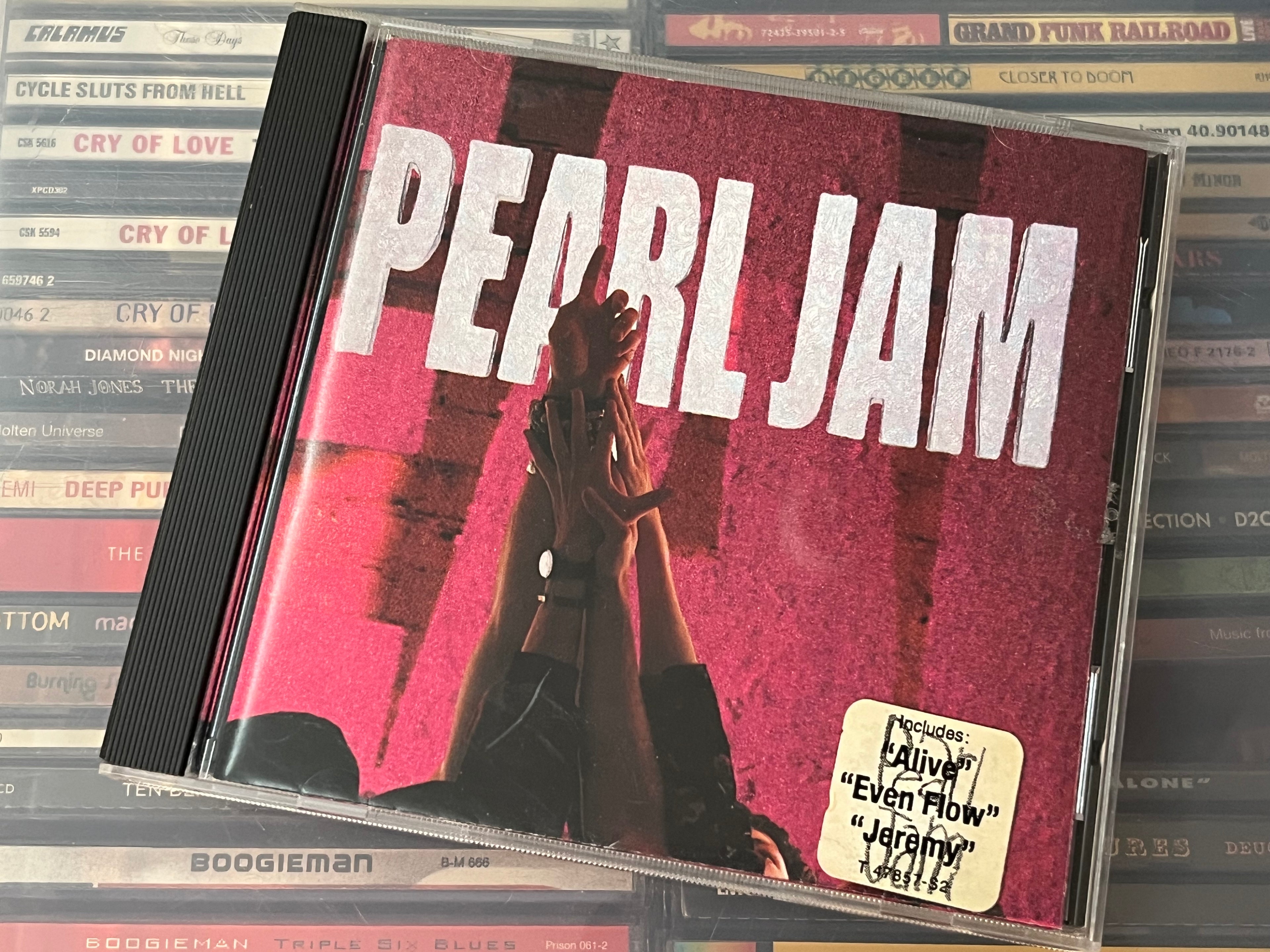 Pearl Jam ‎– Ten (NM/NM) First US-91 Poster Cover!