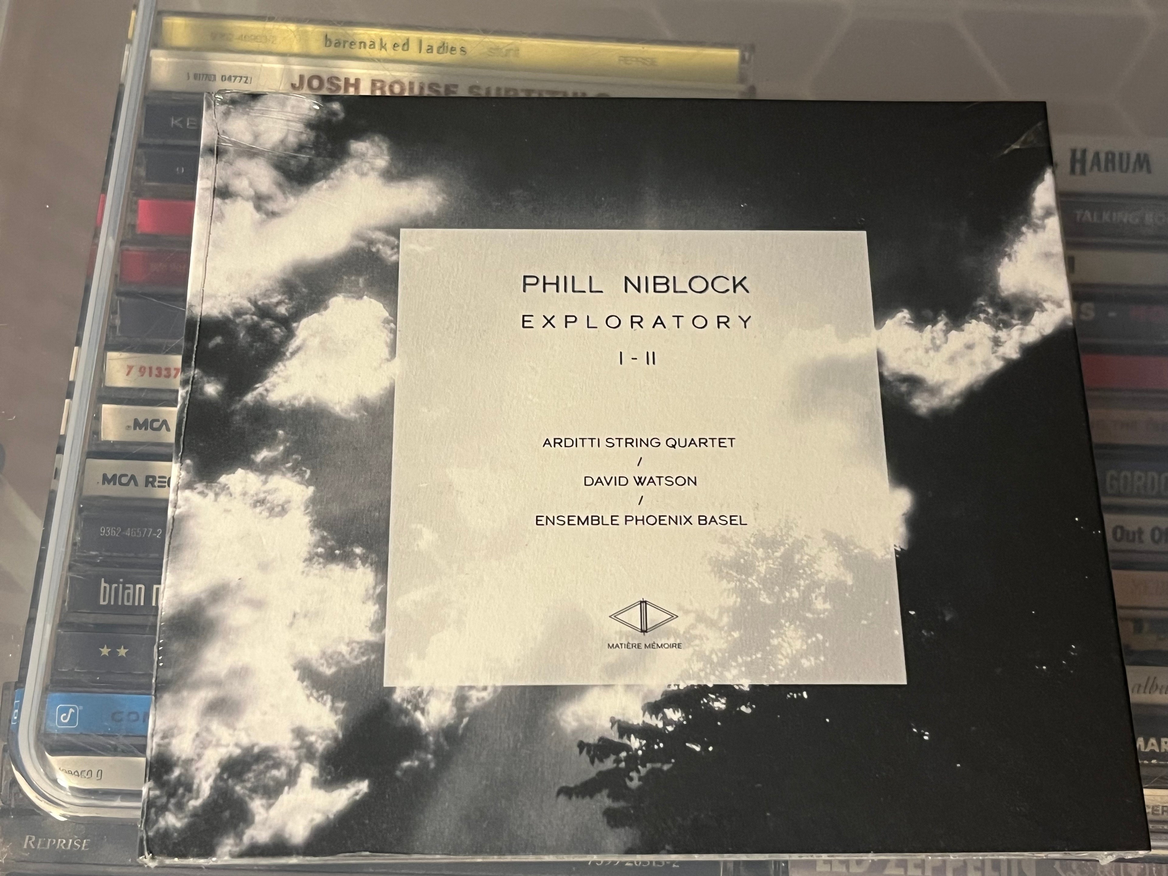 Phill Niblock, Arditti String Quartet, David Watson, Ensemble Phoenix Basel ‎– Exploratory I - II (SEALED) Lim ed 1/300
