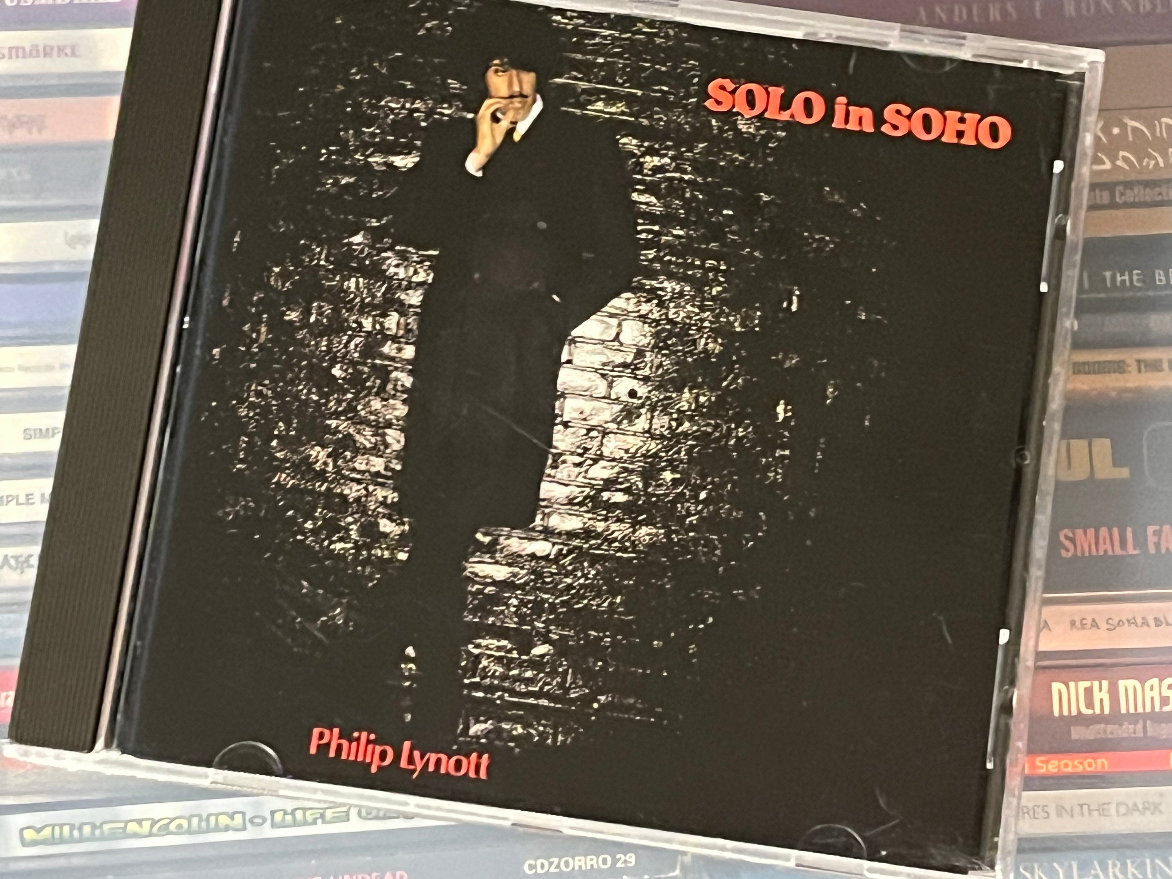 Phil Lynott - Solo In Soho (vg+/vg+) red swirl