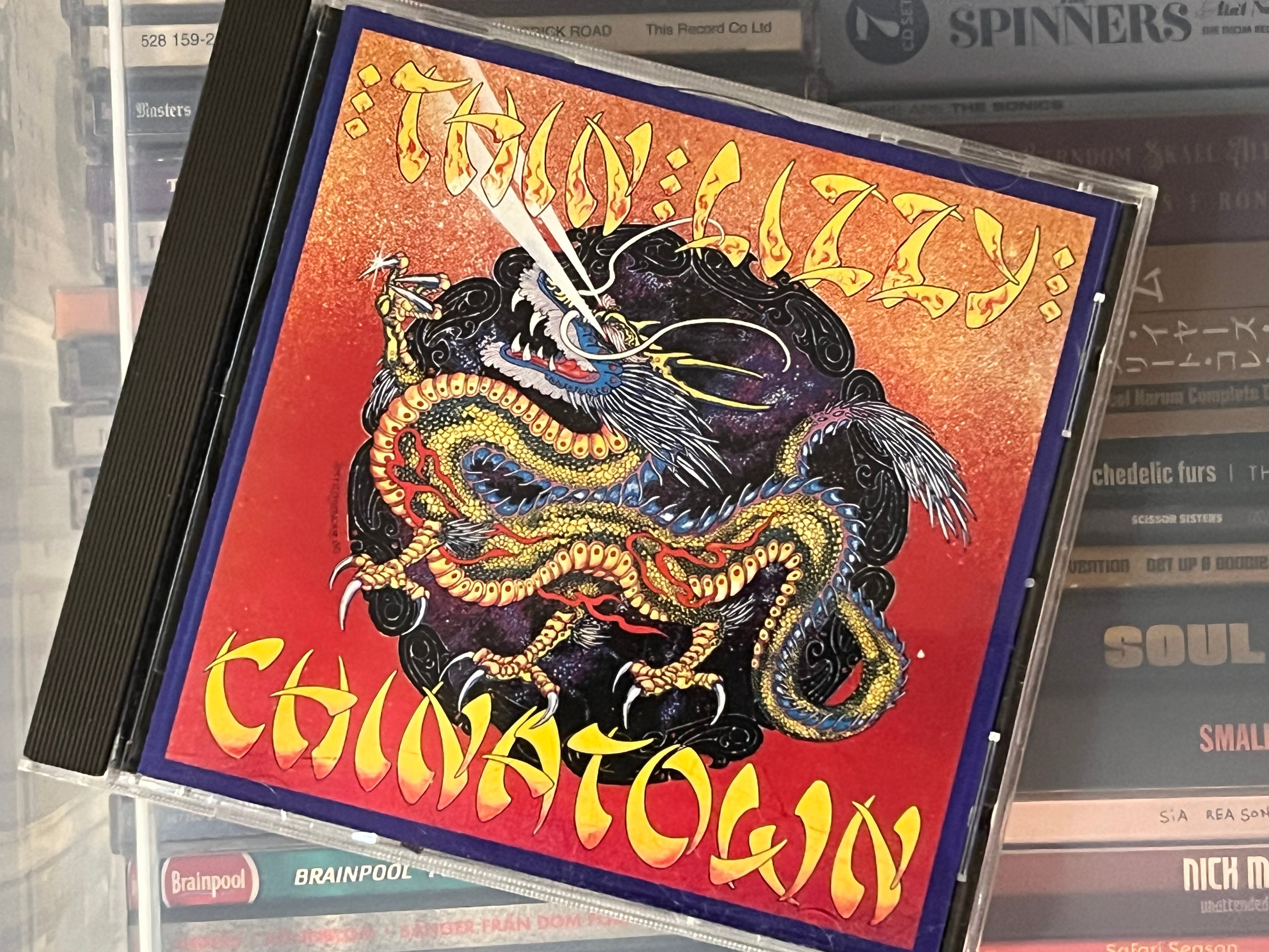 Thin Lizzy - Chinatown (vg+/vg+) red swirl