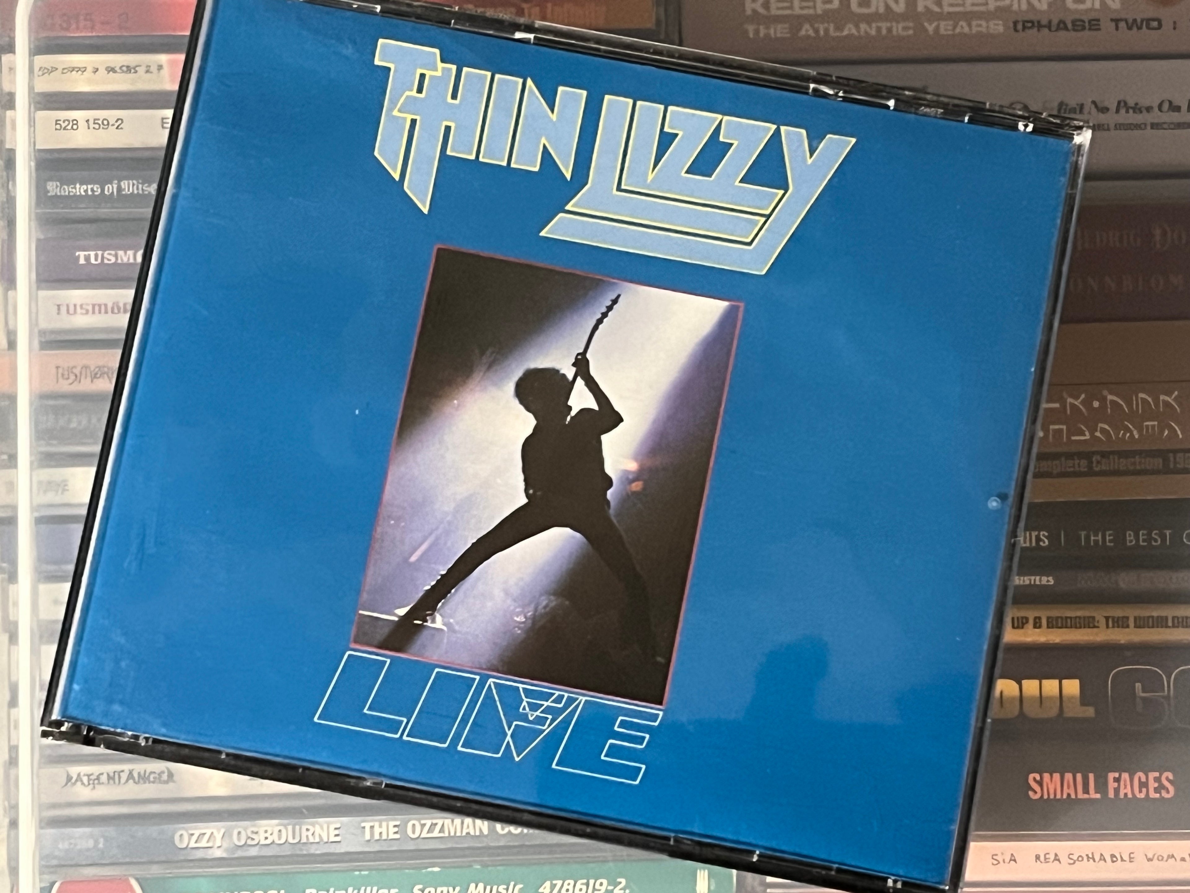 Thin Lizzy – Life Live (NM/NM) 2CD Tjockbox red swirl