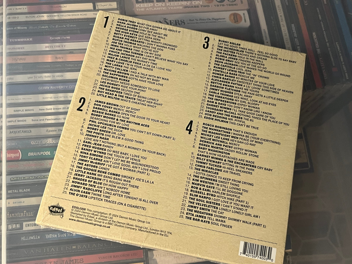 Eddie Piller – The Mod Top 100 (NM/NM) UK-24 4CD 7"-oversized cover
