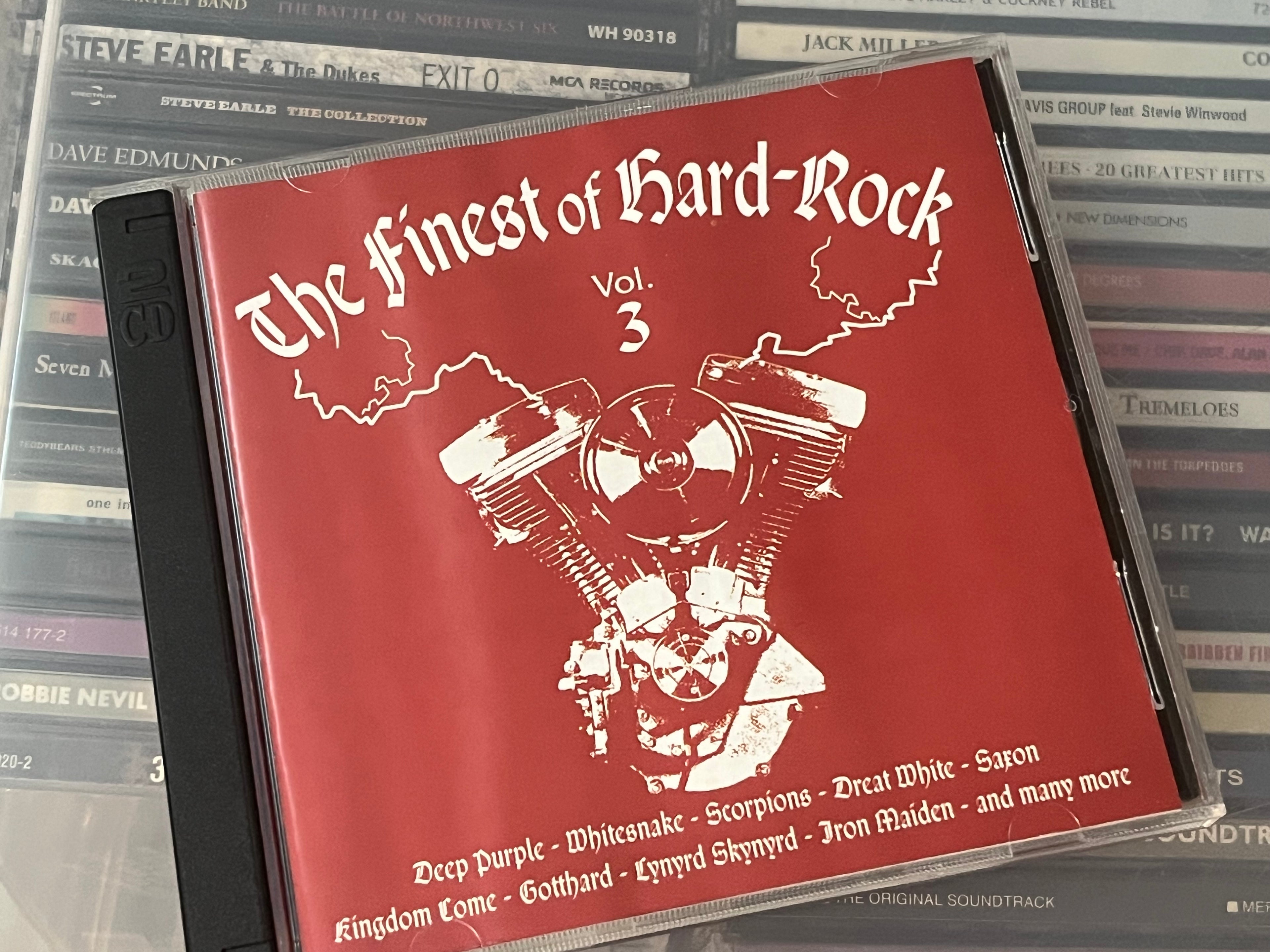 Various ‎– The Finest Of Hard-Rock (Vol. 3) (NM/NM) 2CD, hård comp från -93