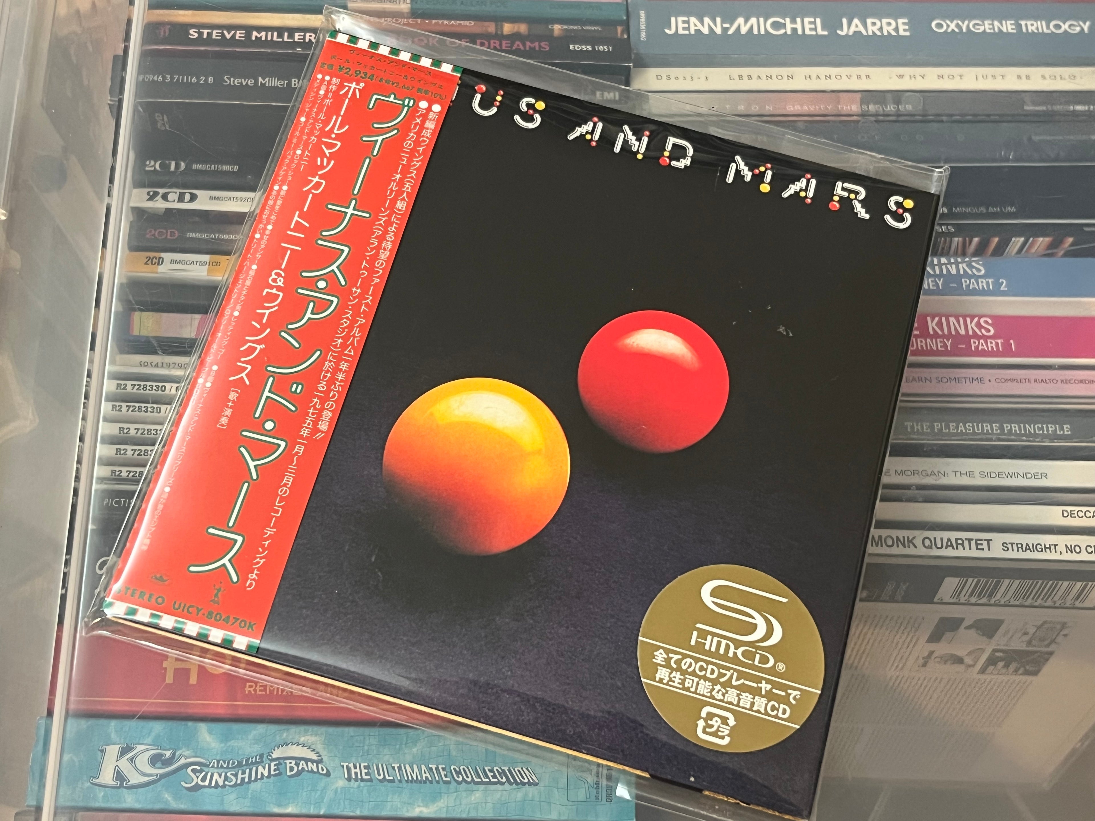Wings ‎– Venus And Mars (NM/NM) JAPAN-24 Limited Ed. SHM-CD
