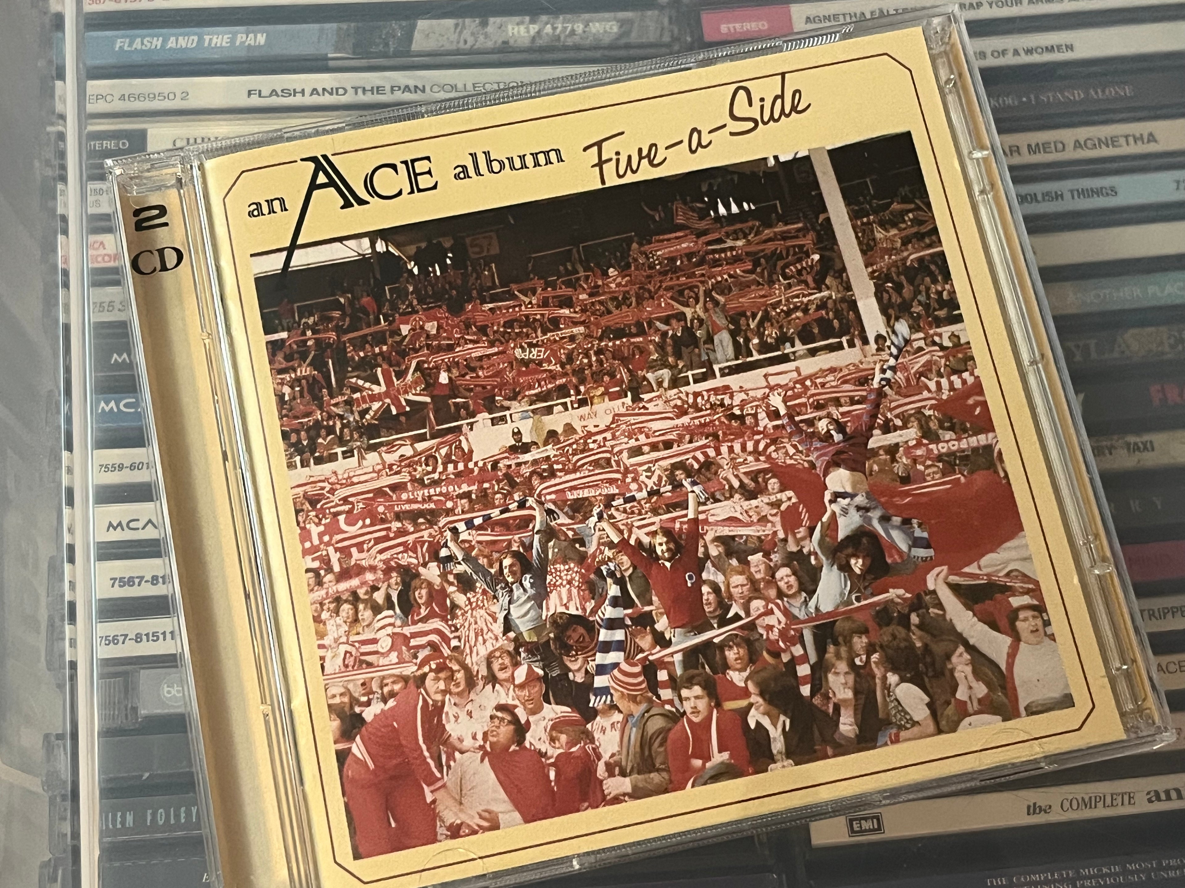 Ace ‎– Five-A-Side (NM/NM) 2CD Remaster +8 bonusspår! ***RARE***