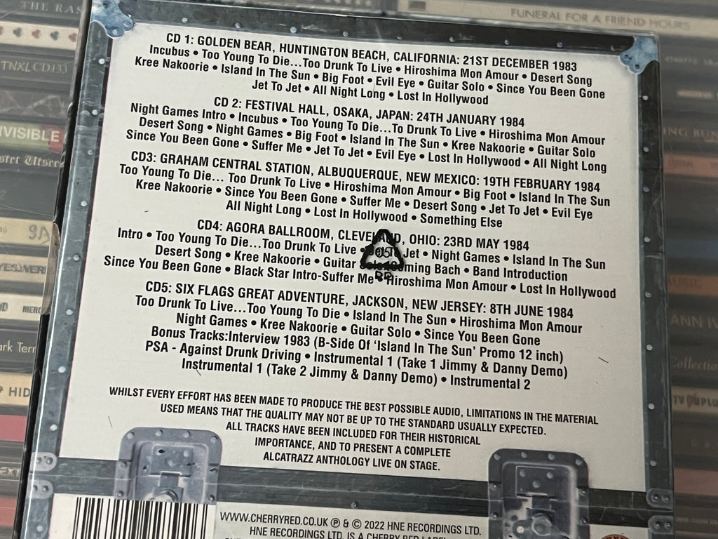 Alcatrazz – The Official Bootleg Box Set Vol 2 1983-1984 (SEALED) 5CD-BOX!