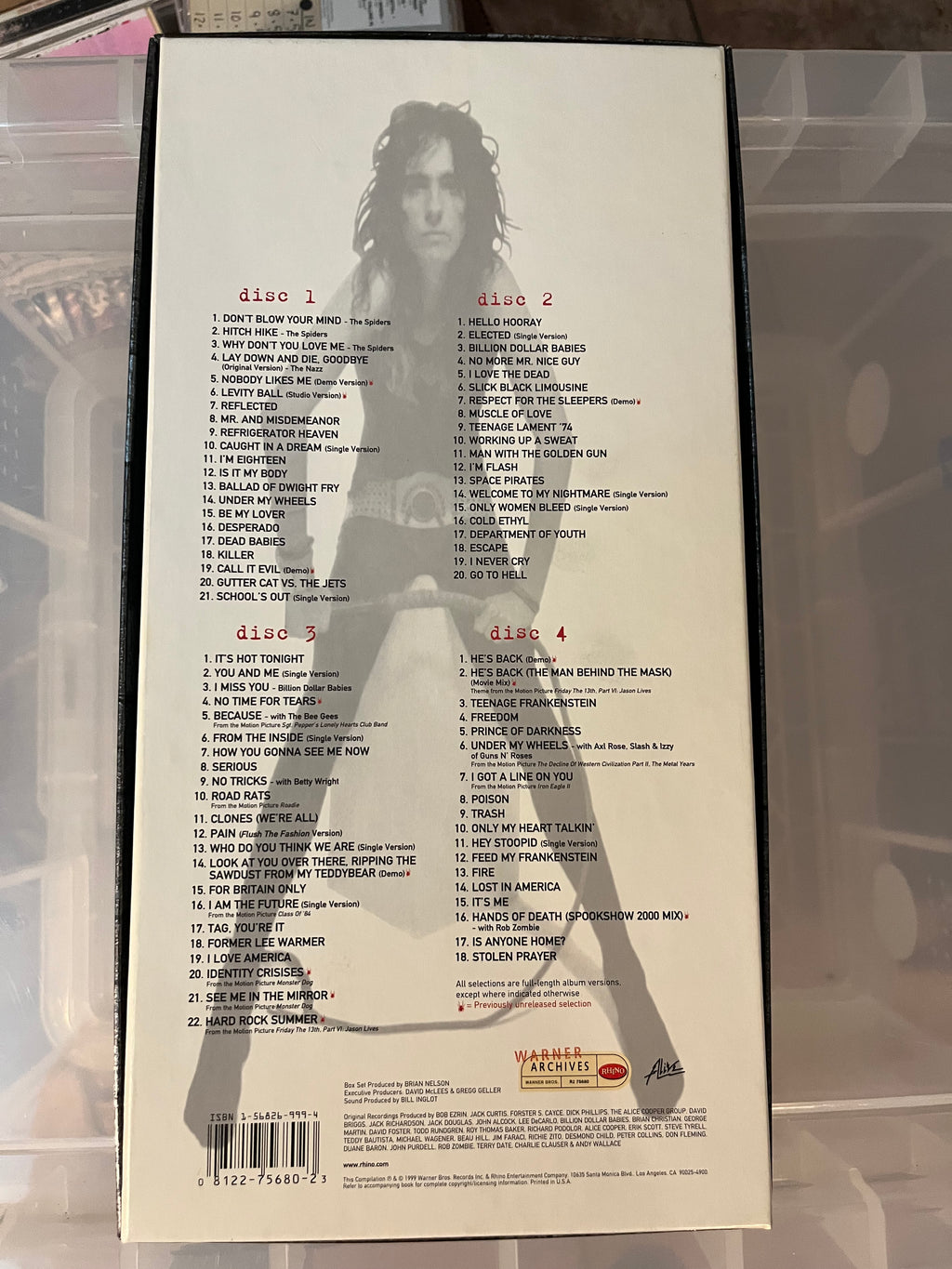 Alice Cooper – The Life And Crimes Of Alice Cooper (NM/NM) EU-99 4CD Boxset!