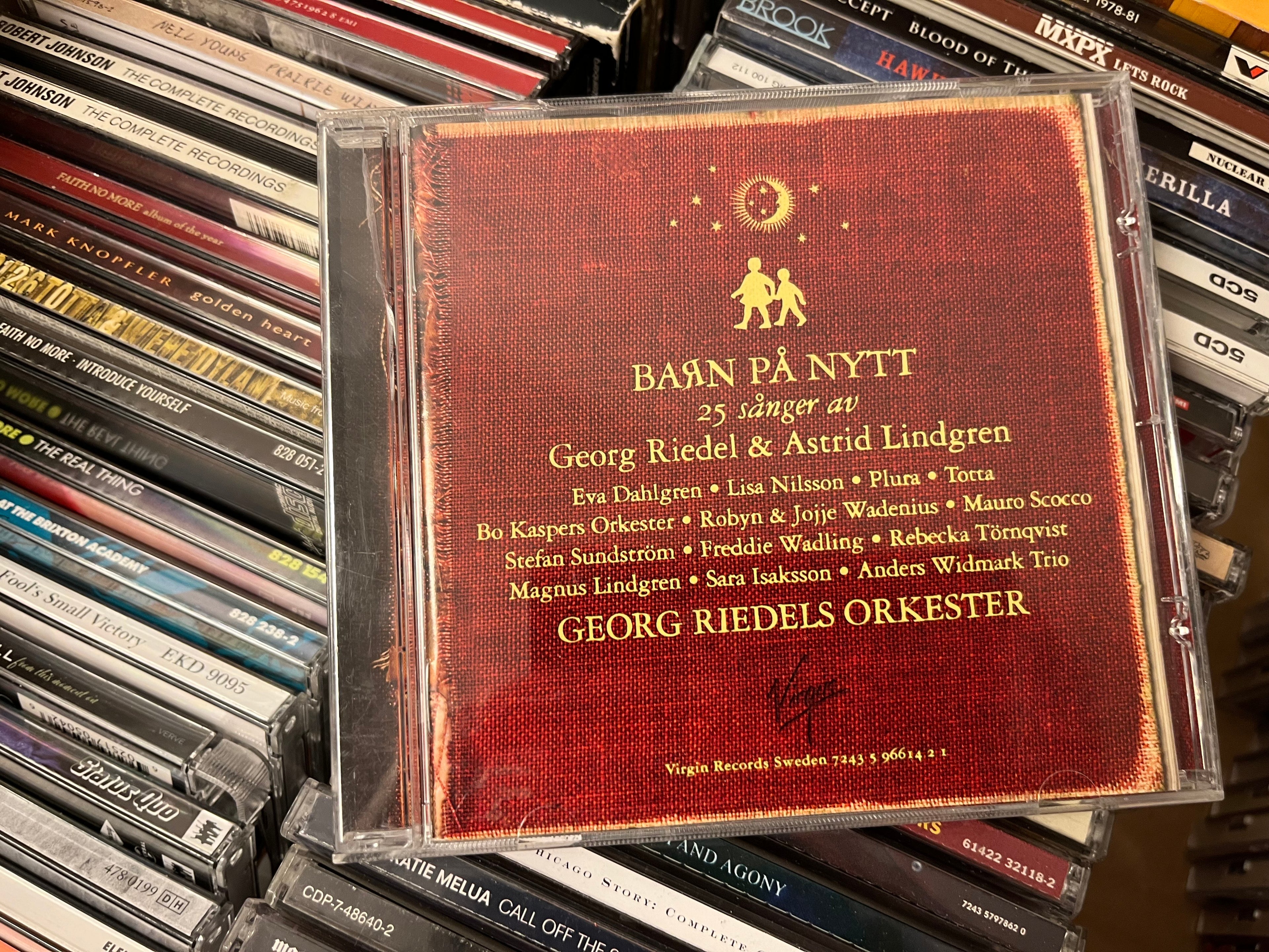 Georg Riedels Orkester ‎– Barn På Nytt - 25 Sånger Av Georg Riedel & Astrid Lindgren (NM/NM)