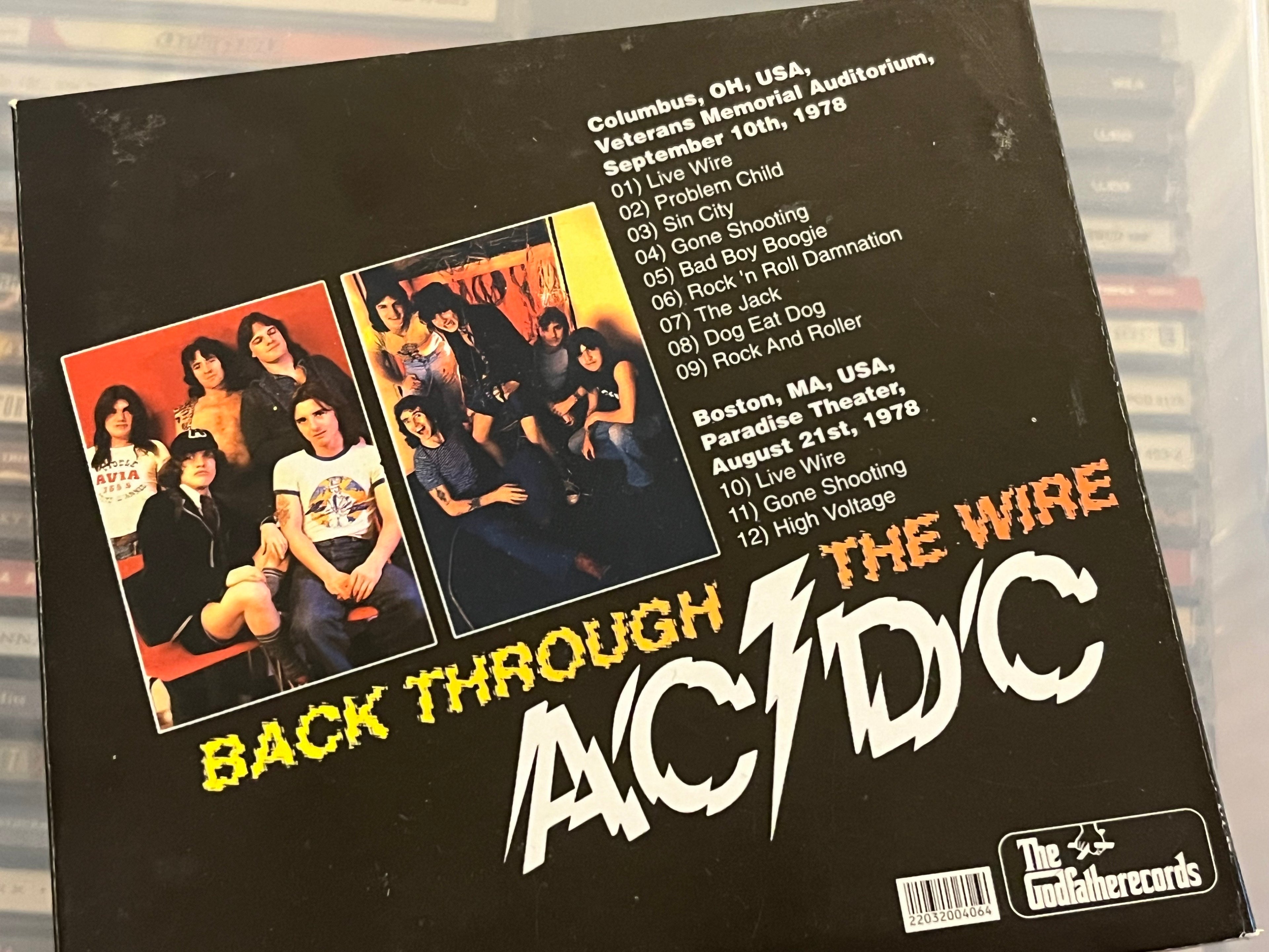AC/DC – Back Through The Wire (vg+/vg+)
