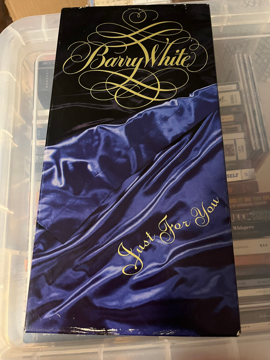 Barry White ‎– Just For You (NM/vg+) US-92 3CD Longbox shelf-wear box