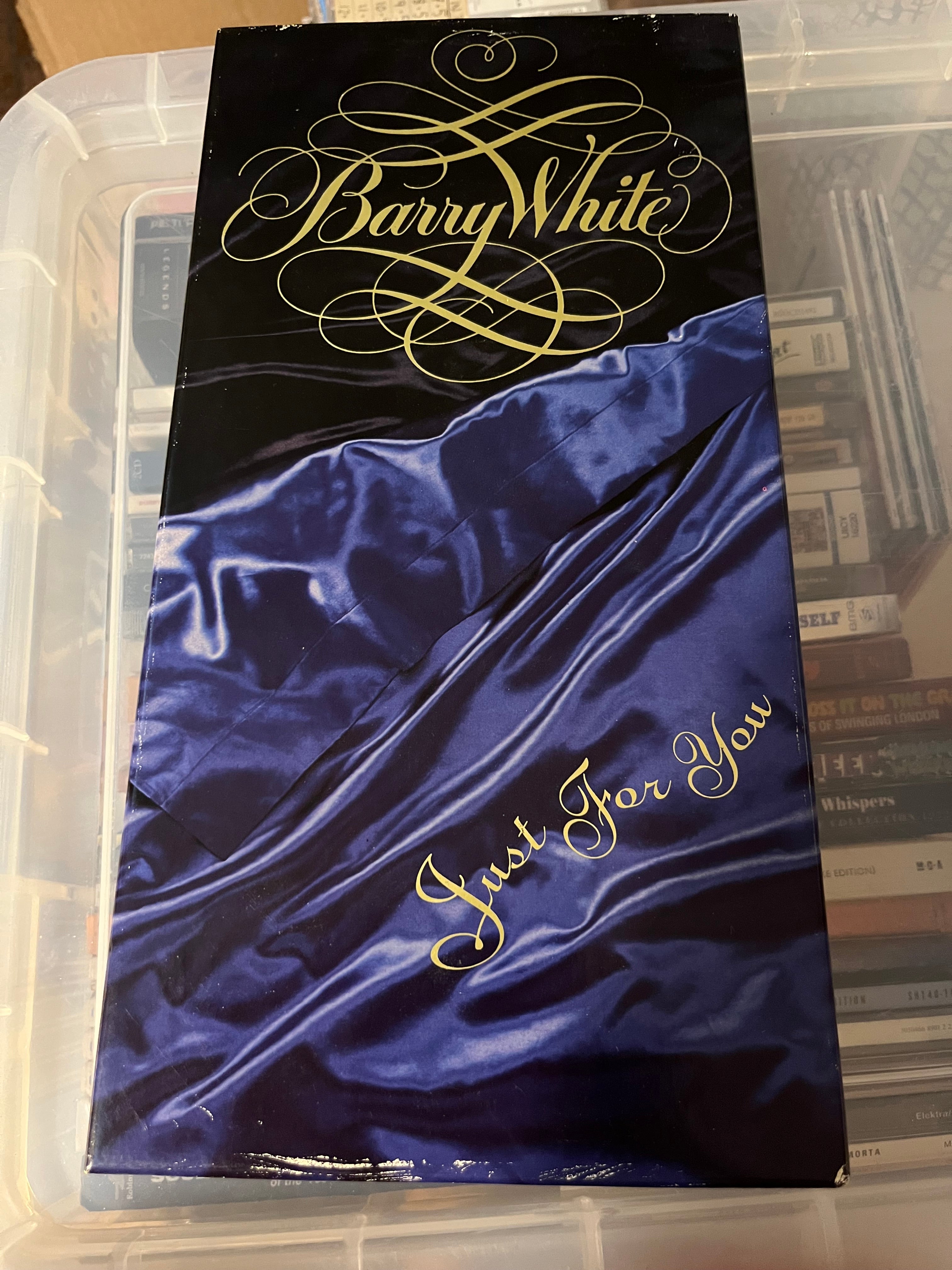 Barry White ‎– Just For You (NM/vg+) US-92 3CD Longbox shelf-wear box