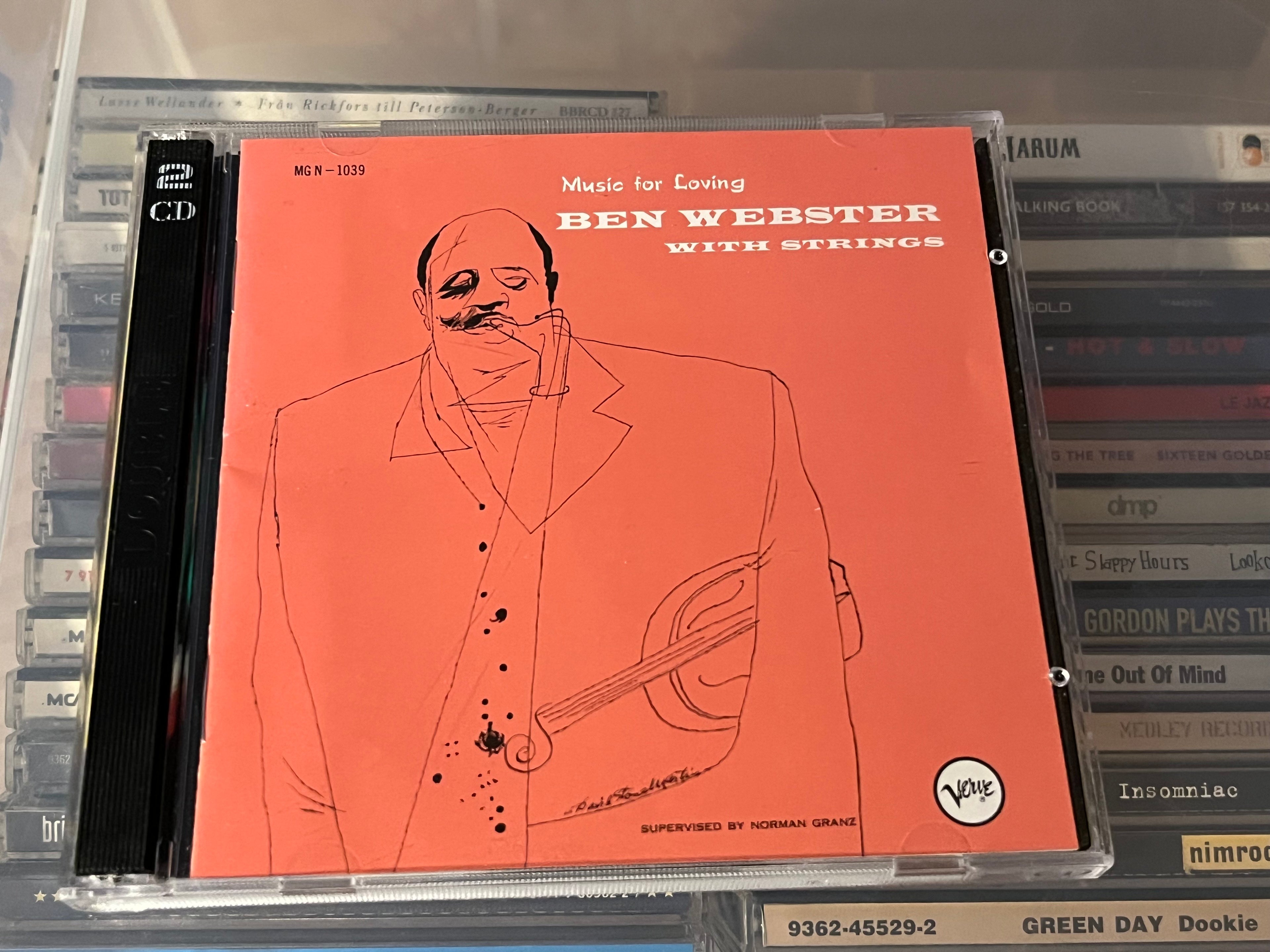 Ben Webster With Strings, Harry Carney – Music For Loving / Music With Feeling (NM/NM) 2CD