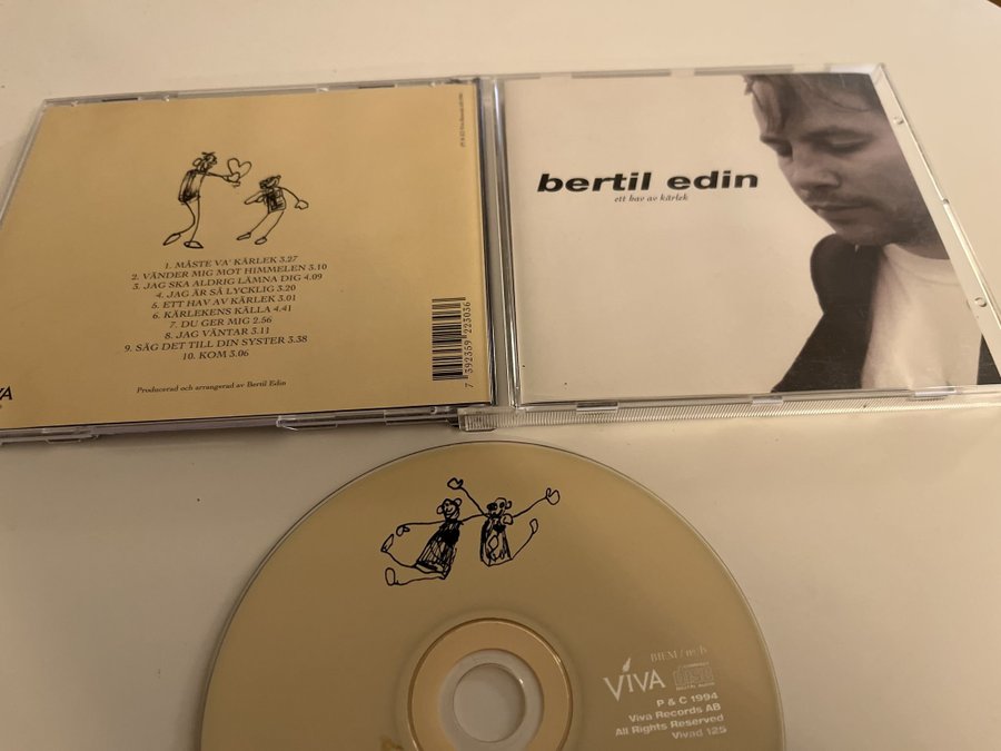 Bertil Edin ‎– Ett Hav Av Kärlek (NM/NM)