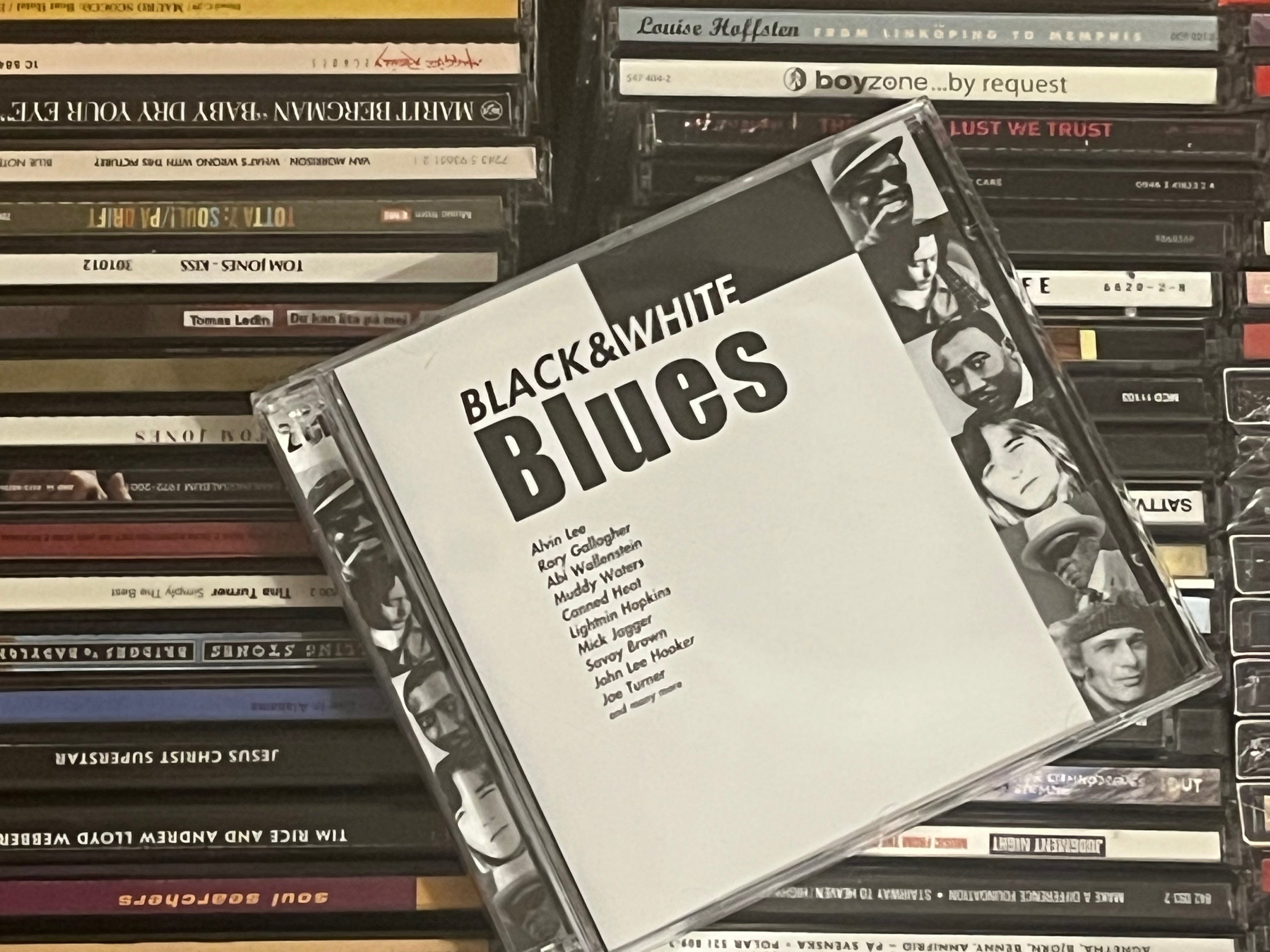 Various – Black & White Blues (vg+/NM/NM) 2CD