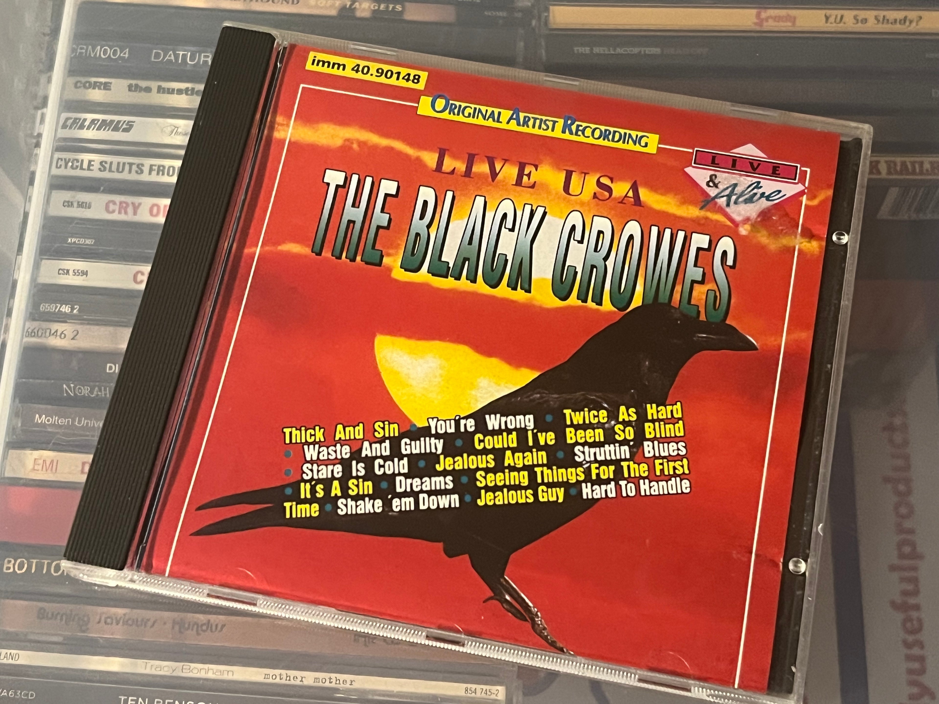 The Black Crowes – Live USA (NM/vg+) boot "Recorded Live In USA"
