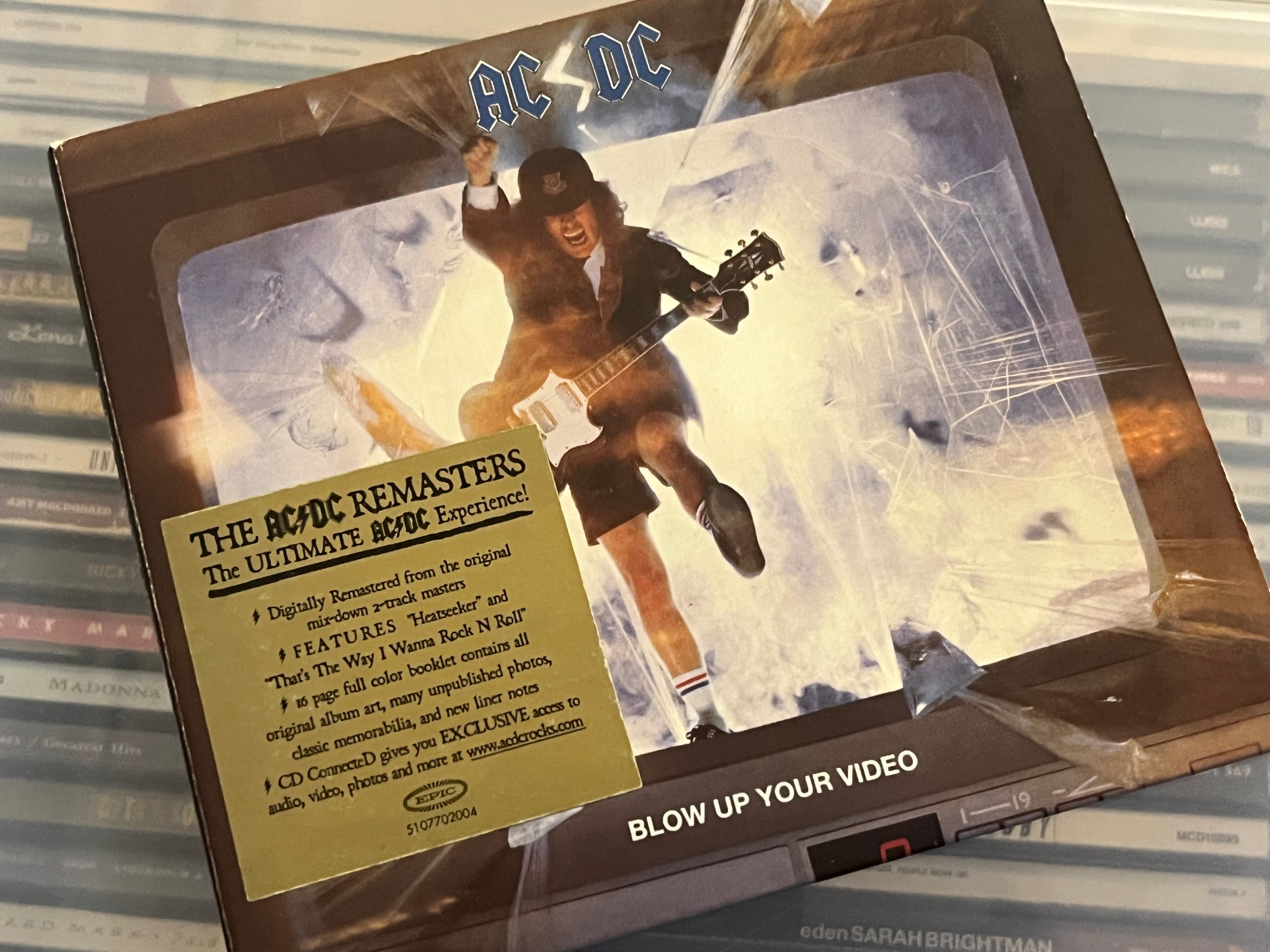 AC/DC - Blow Up Your Video (vg+/vg+) digi-version remaster