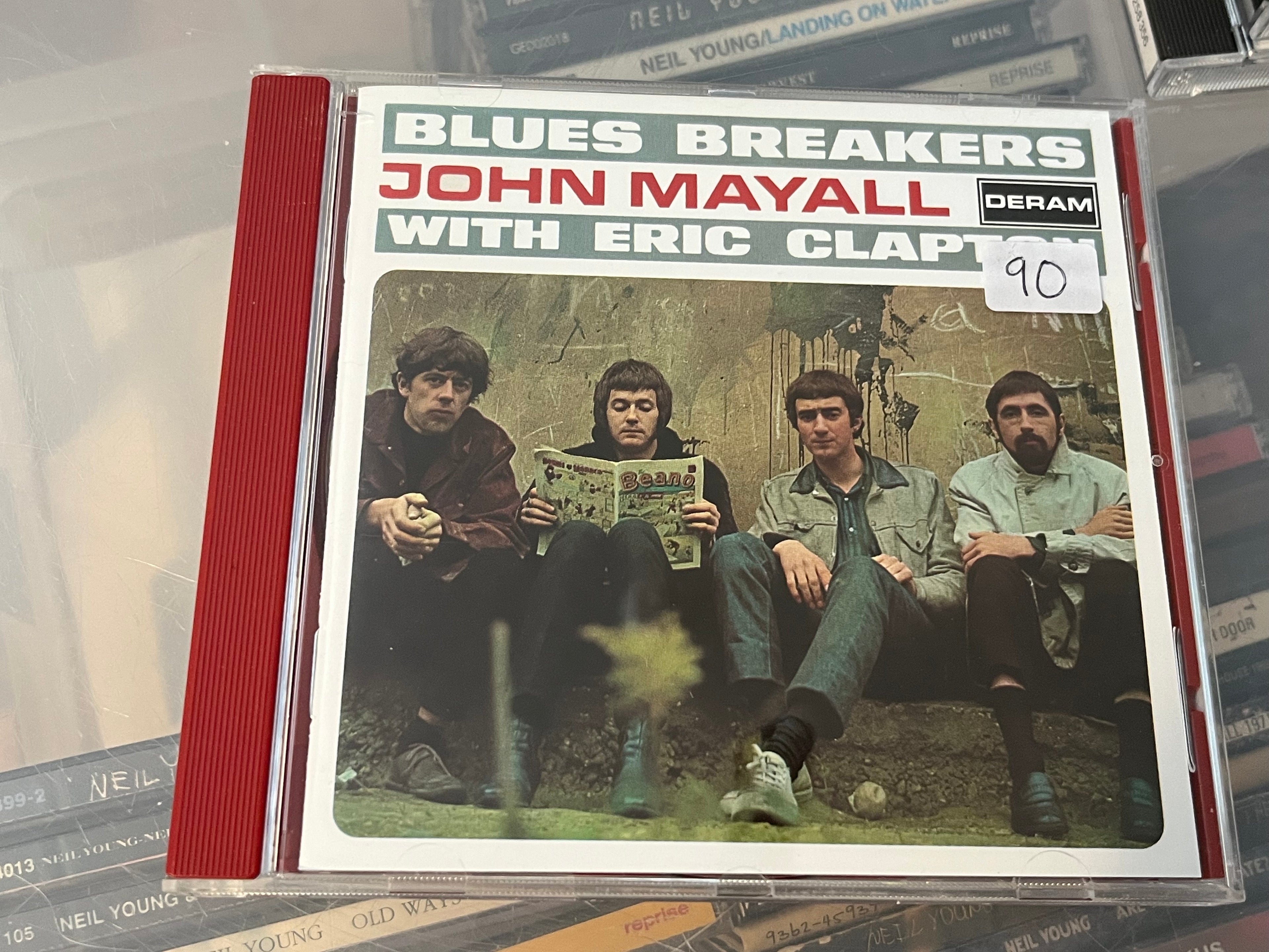 John Mayall With Eric Clapton – Blues Breakers (NM/NM) Mono- och stereoversionerna på samma cd!