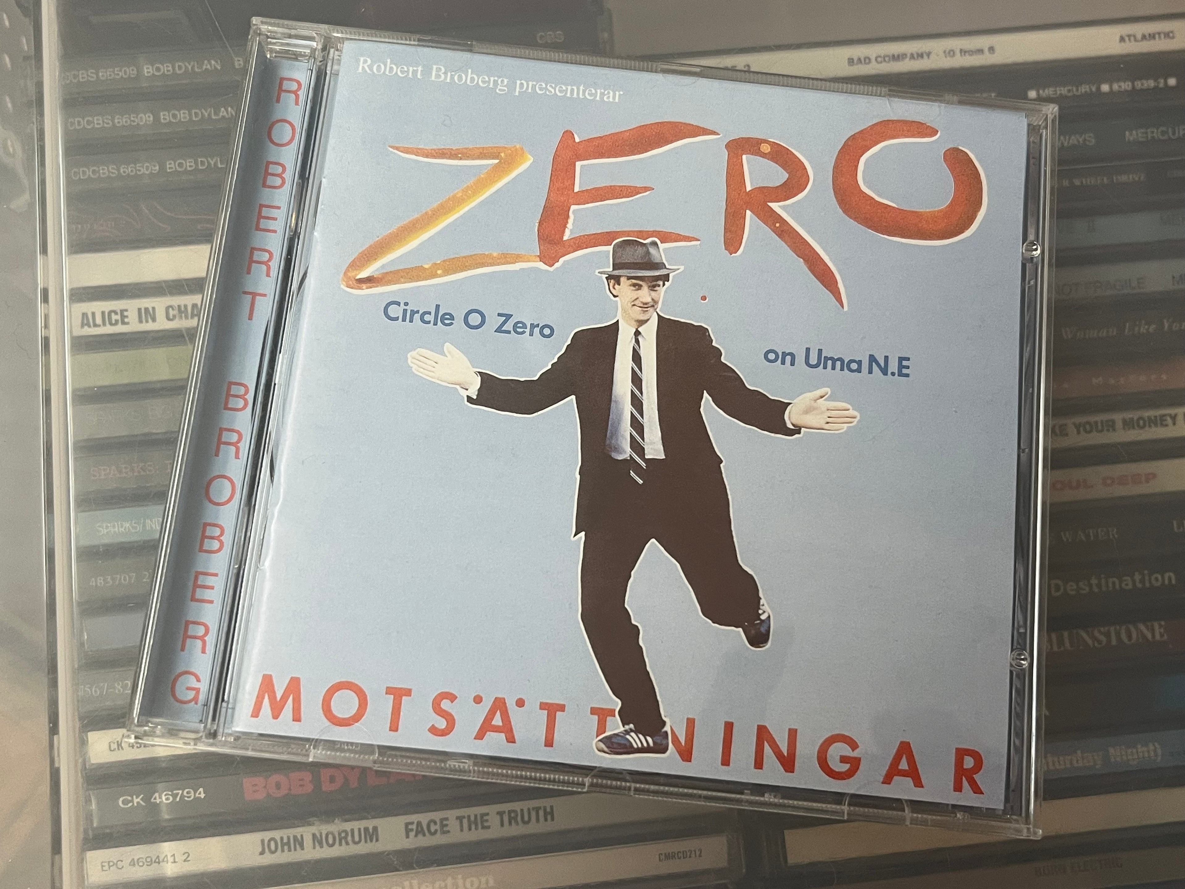 Robert Broberg Presenterar Zero – Motsättningar - Circle O Zero On Uma N.E. (NM/NM) ***RARE***