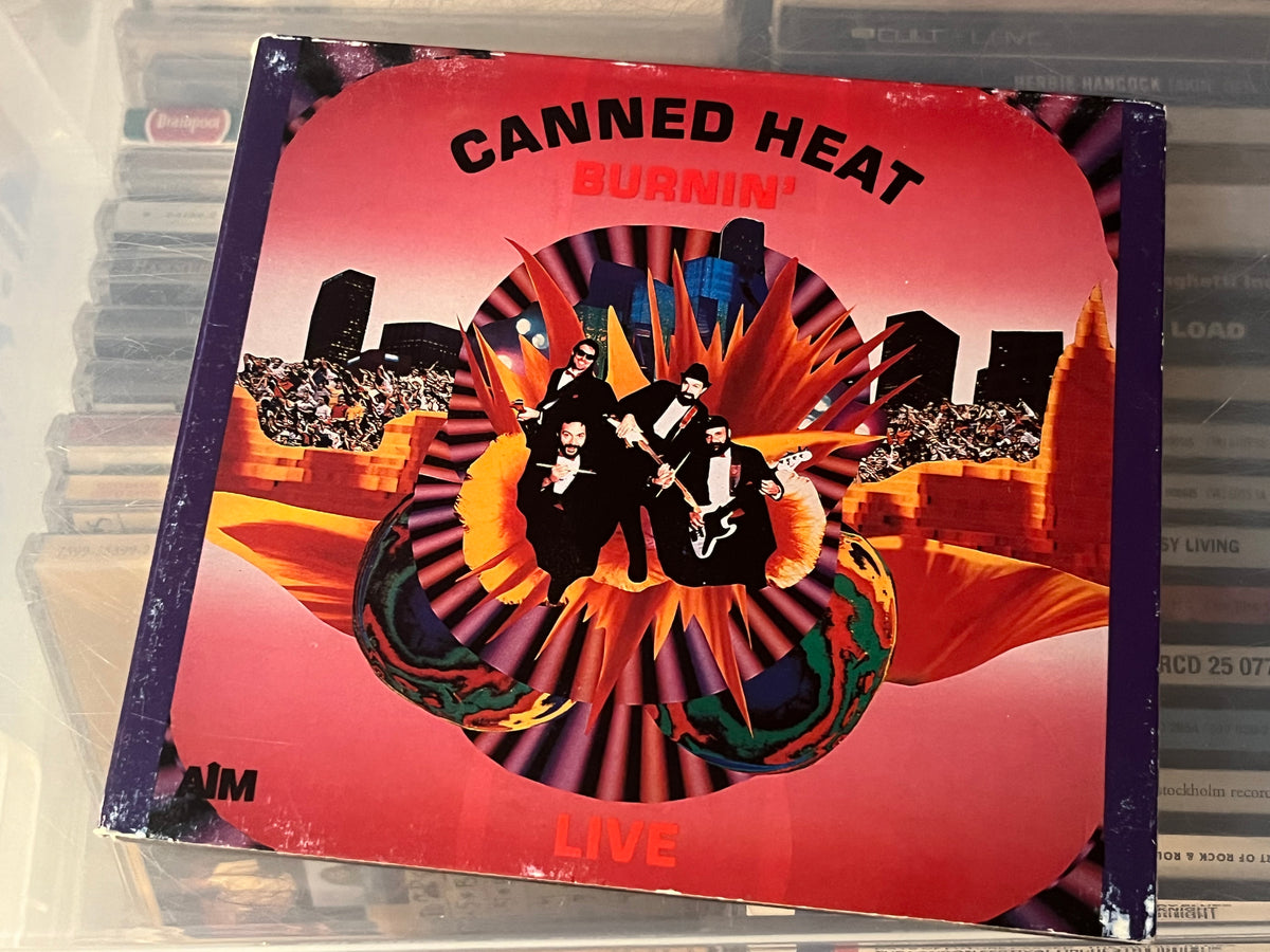 Canned Heat – Burnin’ Live (NM/vg+) AUS-91 shelfwear digi