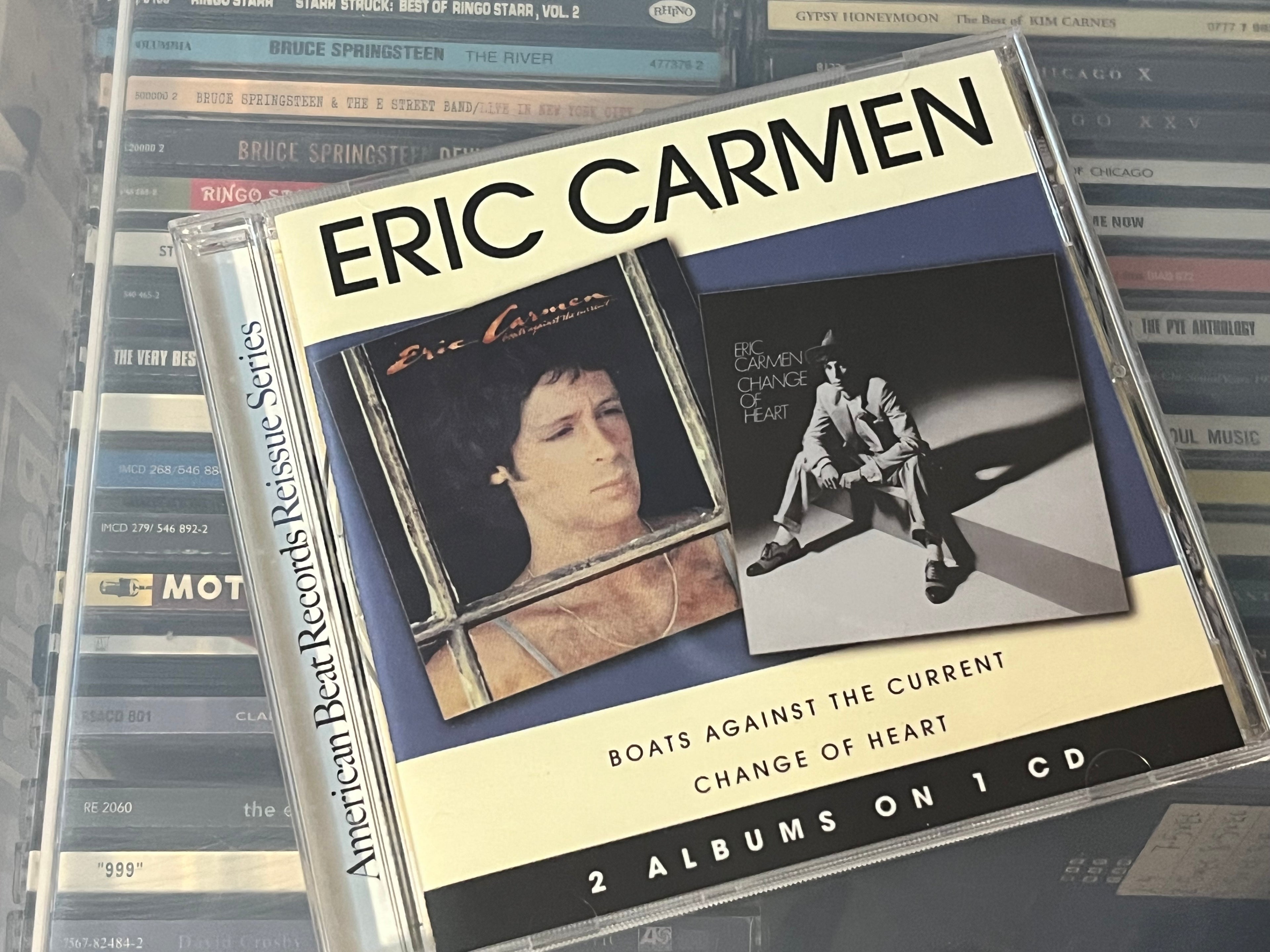 Eric Carmen ‎– Boats Against The Current / Change Of Heart (NM/NM) ***RARE***