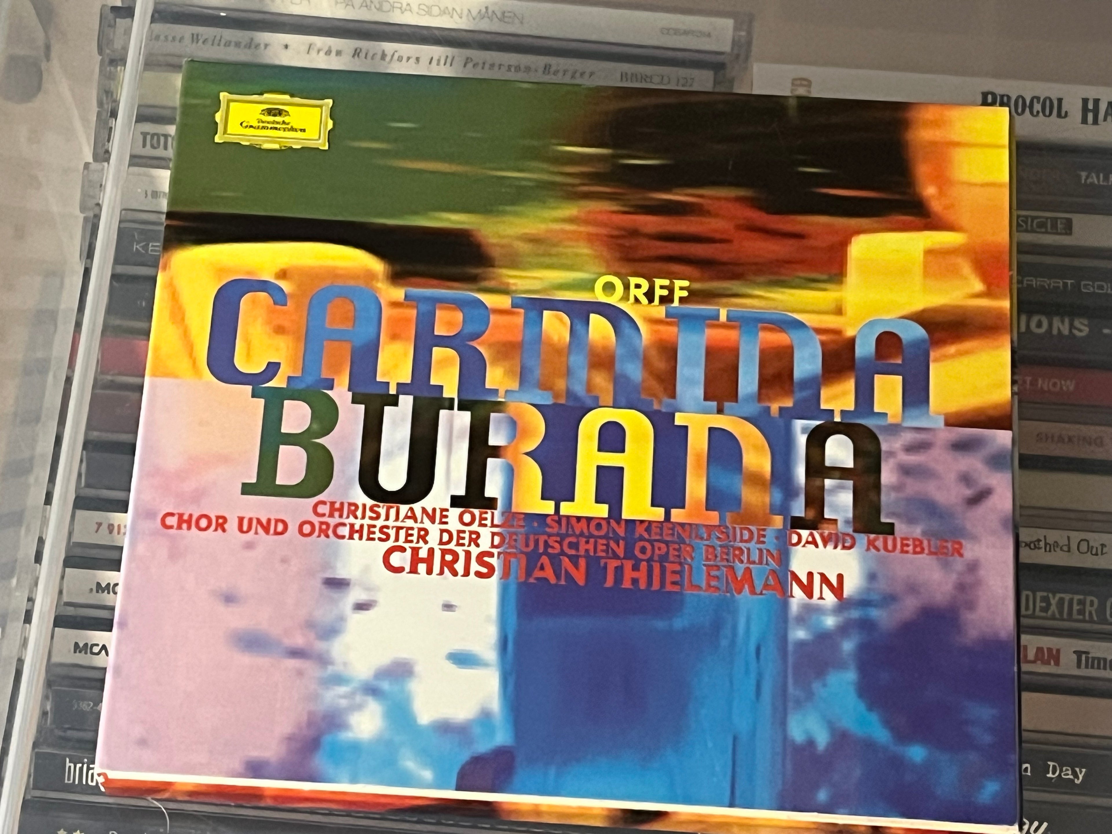 Orff, Christiane Oelze · David Kuebler · Simon Keenlyside, Chor der Deutschen Oper Berlin Und Orchester Der Deutschen Oper Berlin, Christian Thielemann – Carmina Burana (NM/NM)