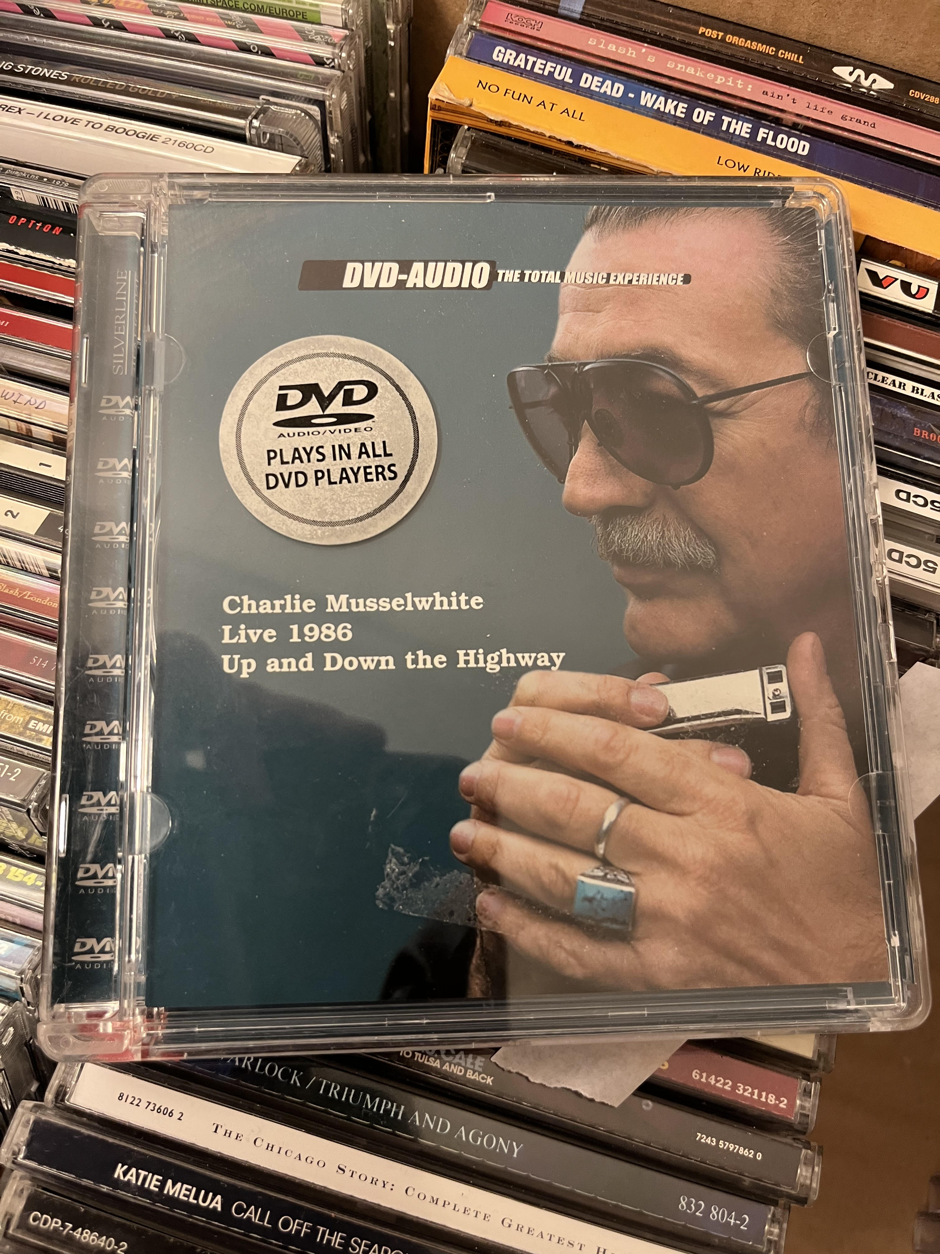 Charlie Musselwhite ‎– Live 1986 Up And Down The Highway (NM/NM) DVD-AUDIO! 5.1-surround!