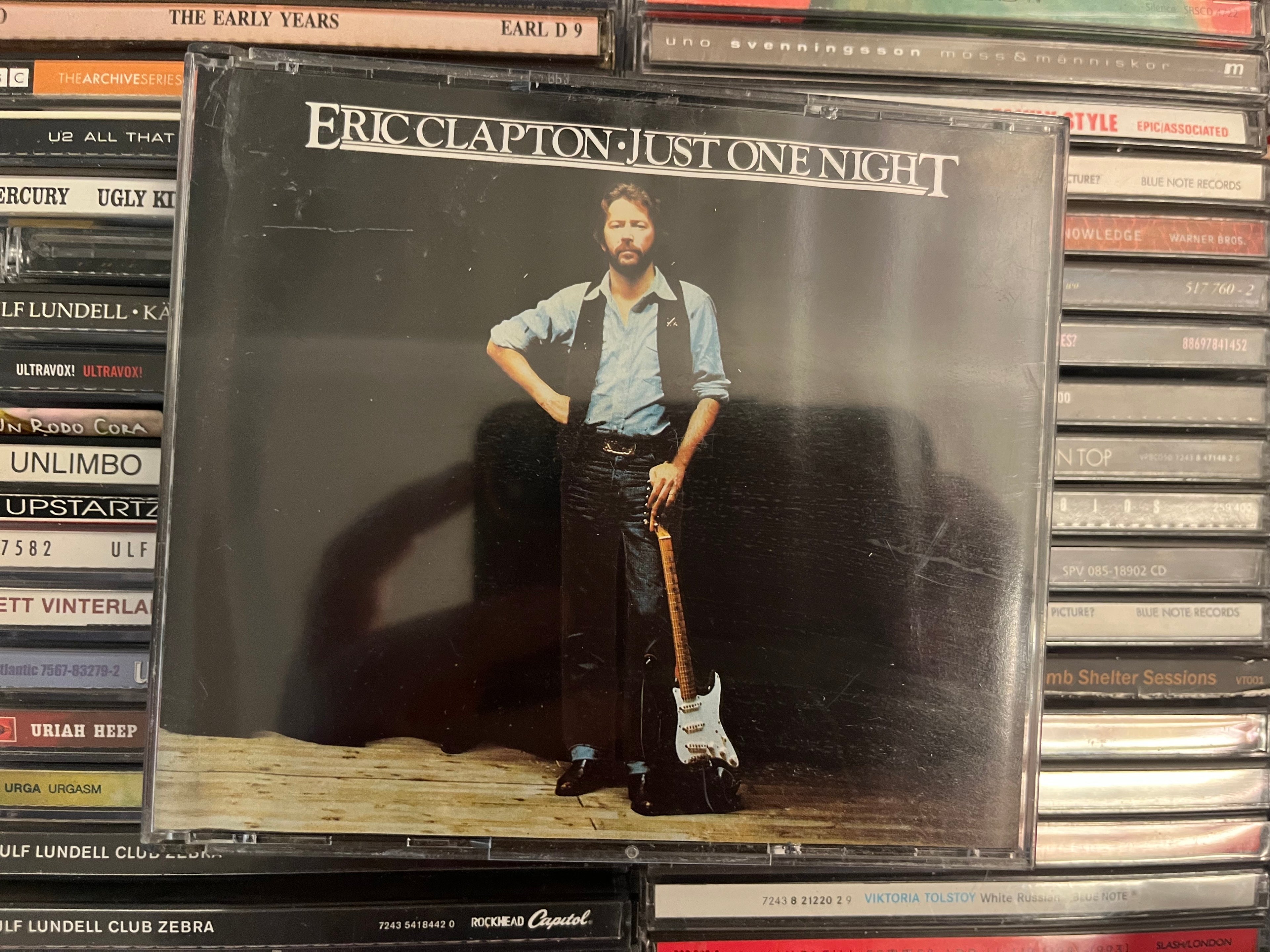Eric Clapton – Just One Night (NM/NM) 2CD Tjock-box