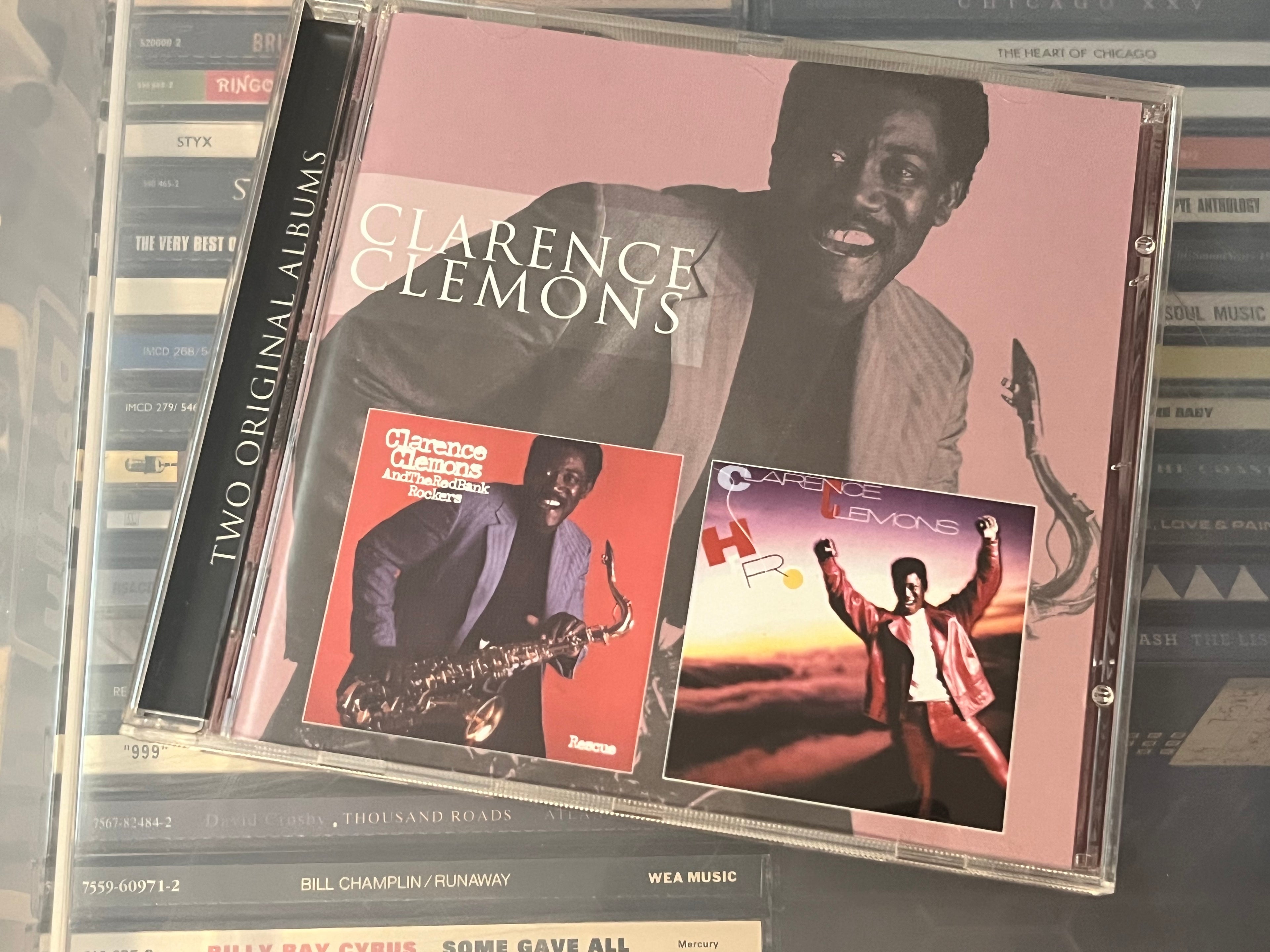 Clarence Clemons ‎– Rescue / Hero (NM/NM) 2 LP på 1 CD