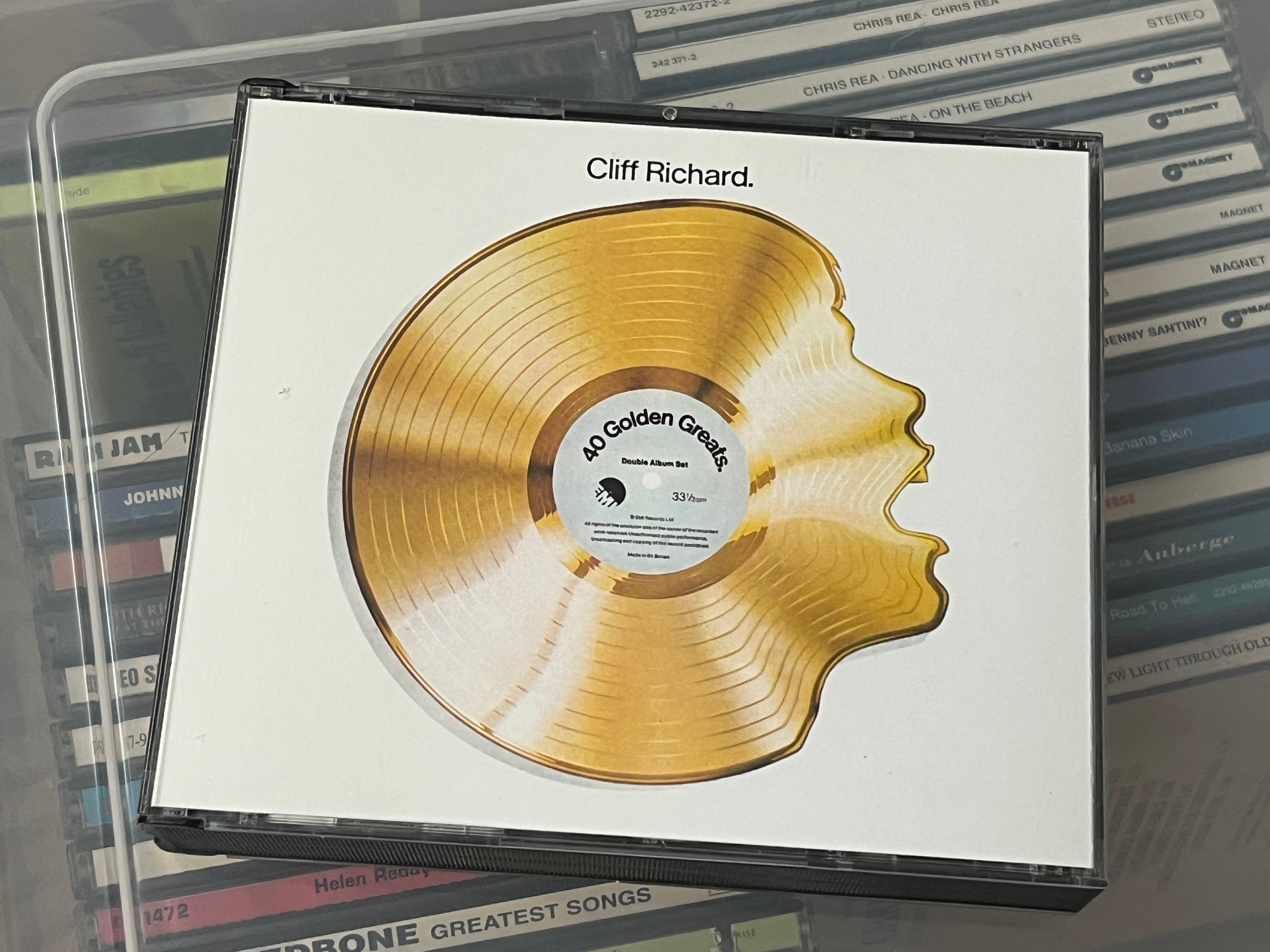 Cliff Richard ‎– 40 Golden Greats (NM/NM) 2CD Tjockbox!