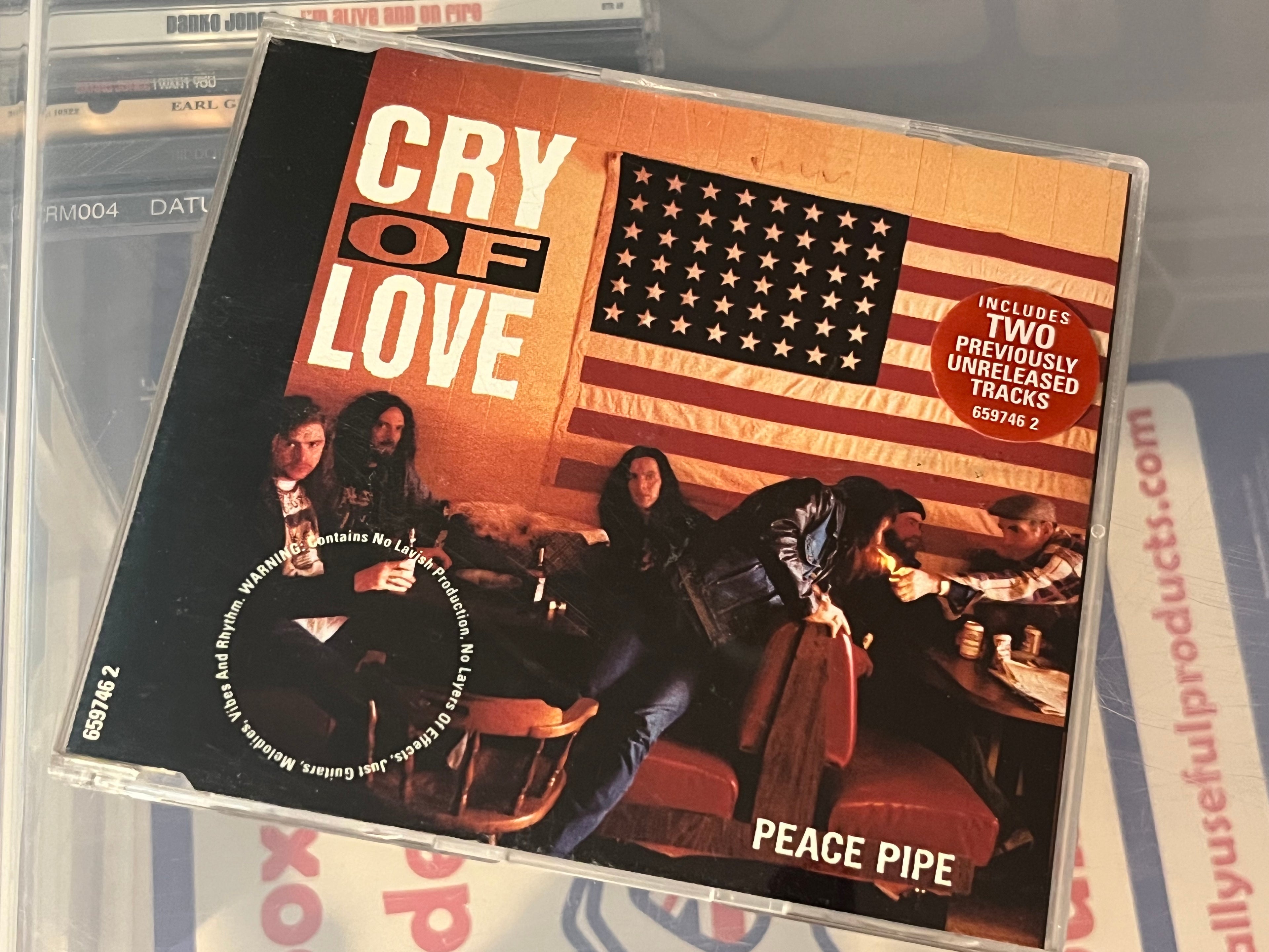 Cry Of Love – Peace Pipe (NM/NM) 4-spårs single slimcase