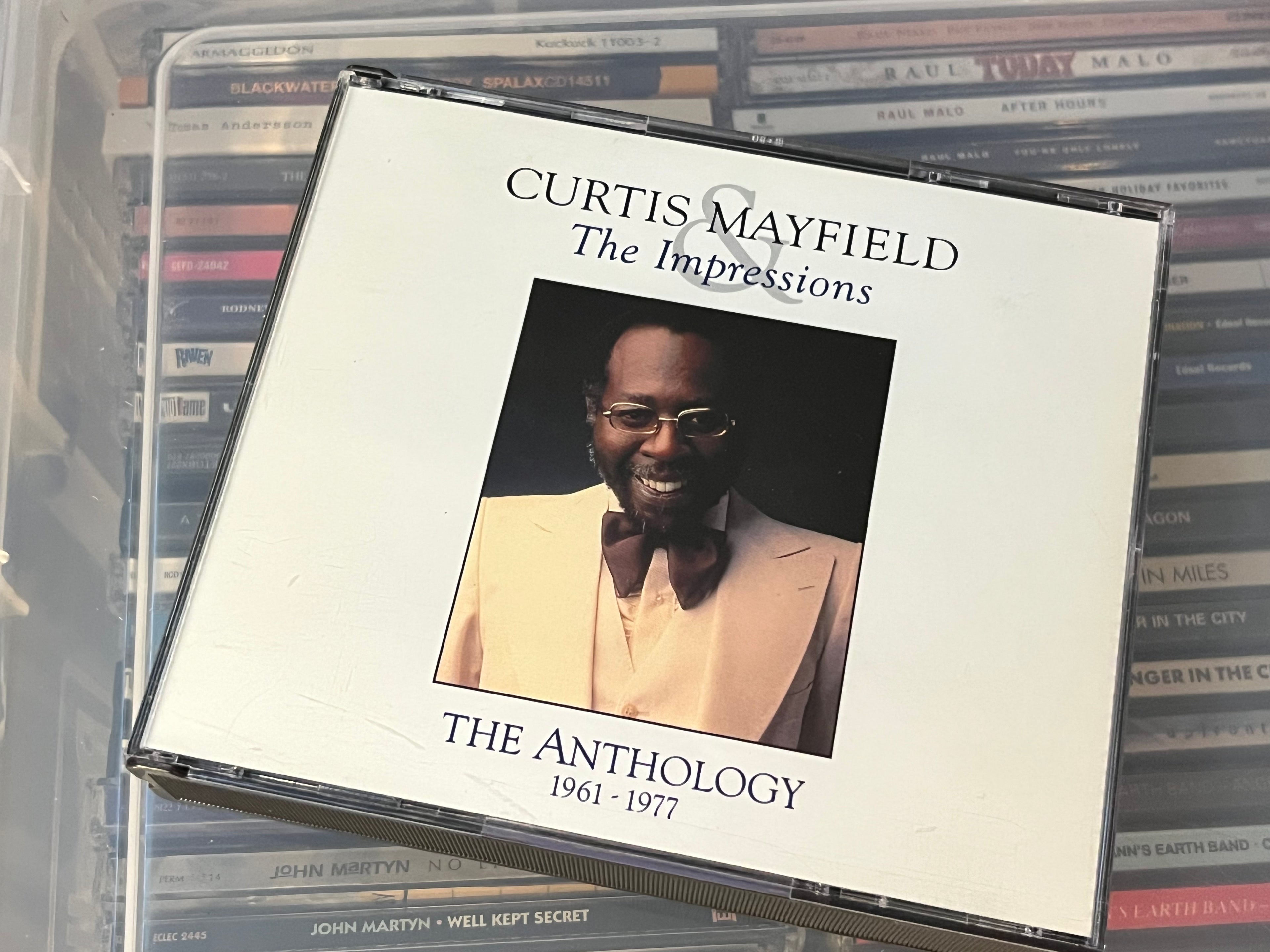 Curtis Mayfield & The Impressions ‎– The Anthology 1961-1977 (NM/NM) 2CD Tjockbox!