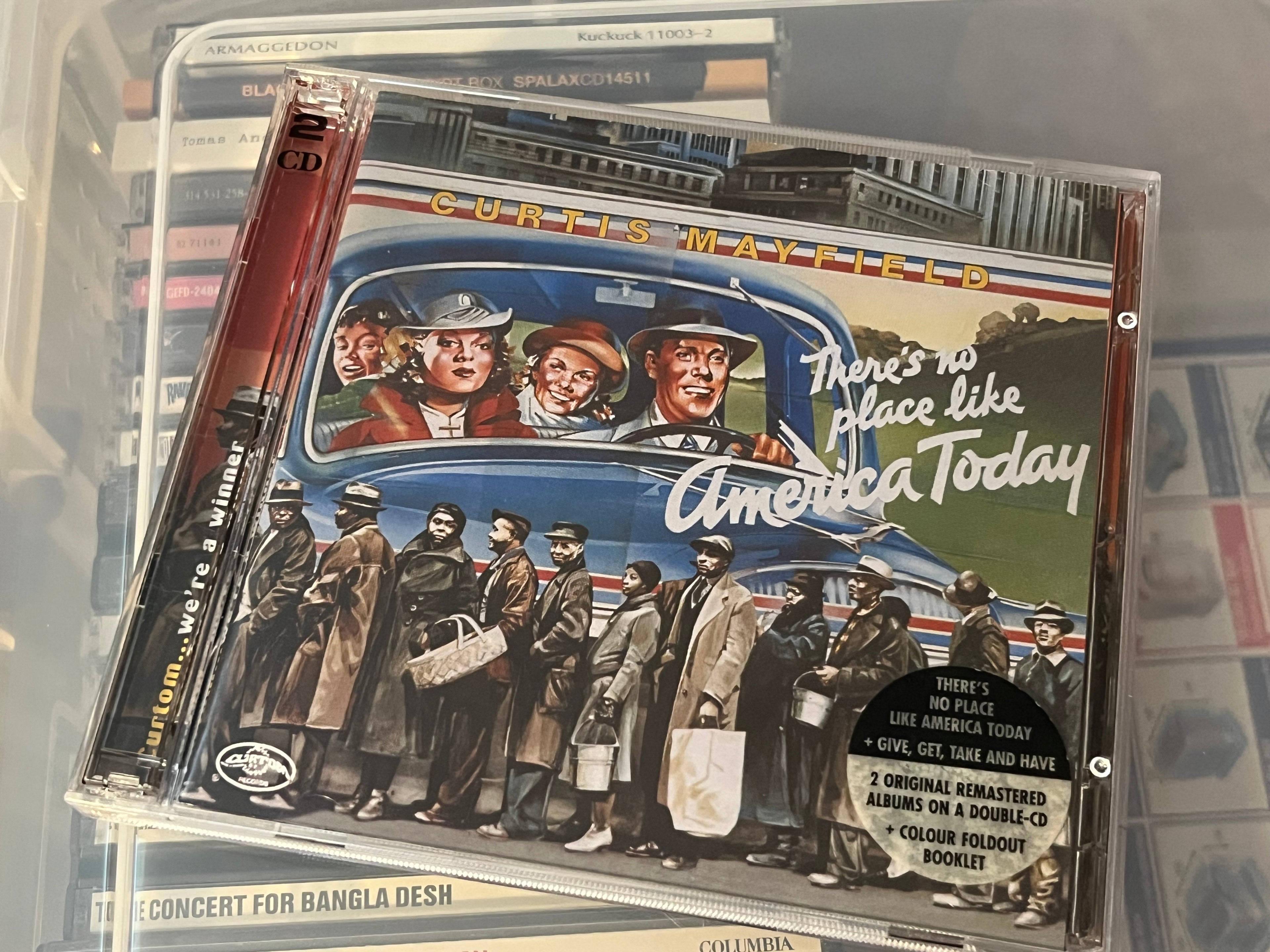 Curtis Mayfield ‎– There's No Place Like America Today / Give, Get, Take And Have (NM/NM) 2CD