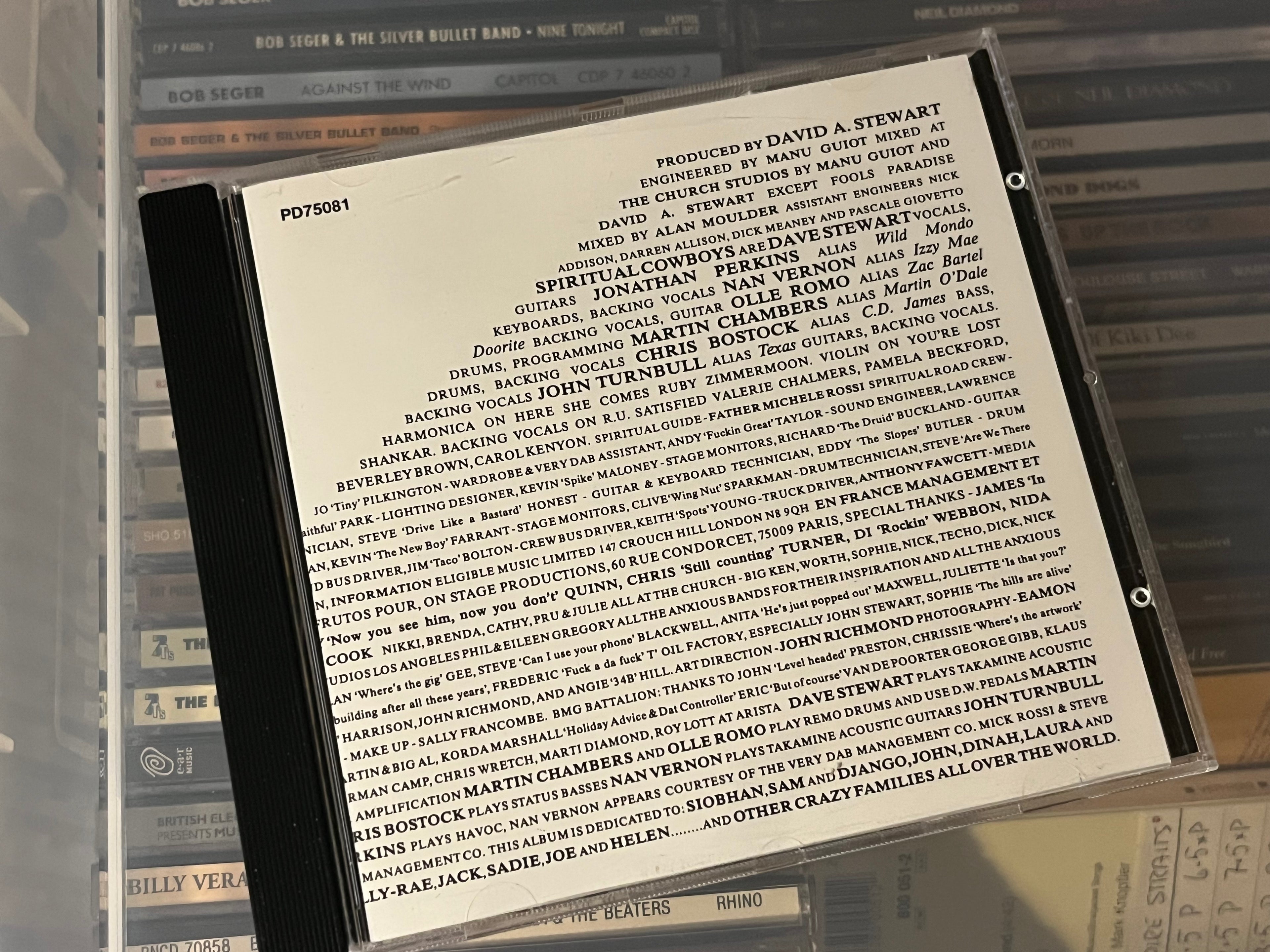 Dave Stewart And The Spiritual Cowboys – Honest (NM/NM)